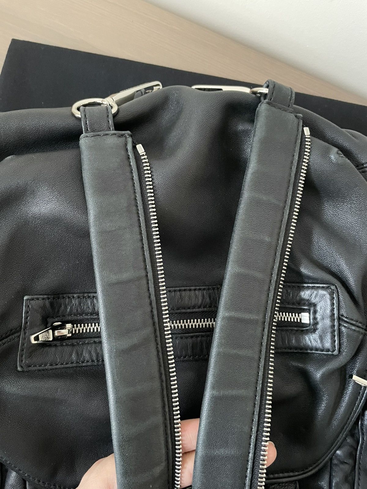 Alexander Wang Alexander Wang Marti convertiable backpack black leather Size ONE SIZE - 16 Thumbnail