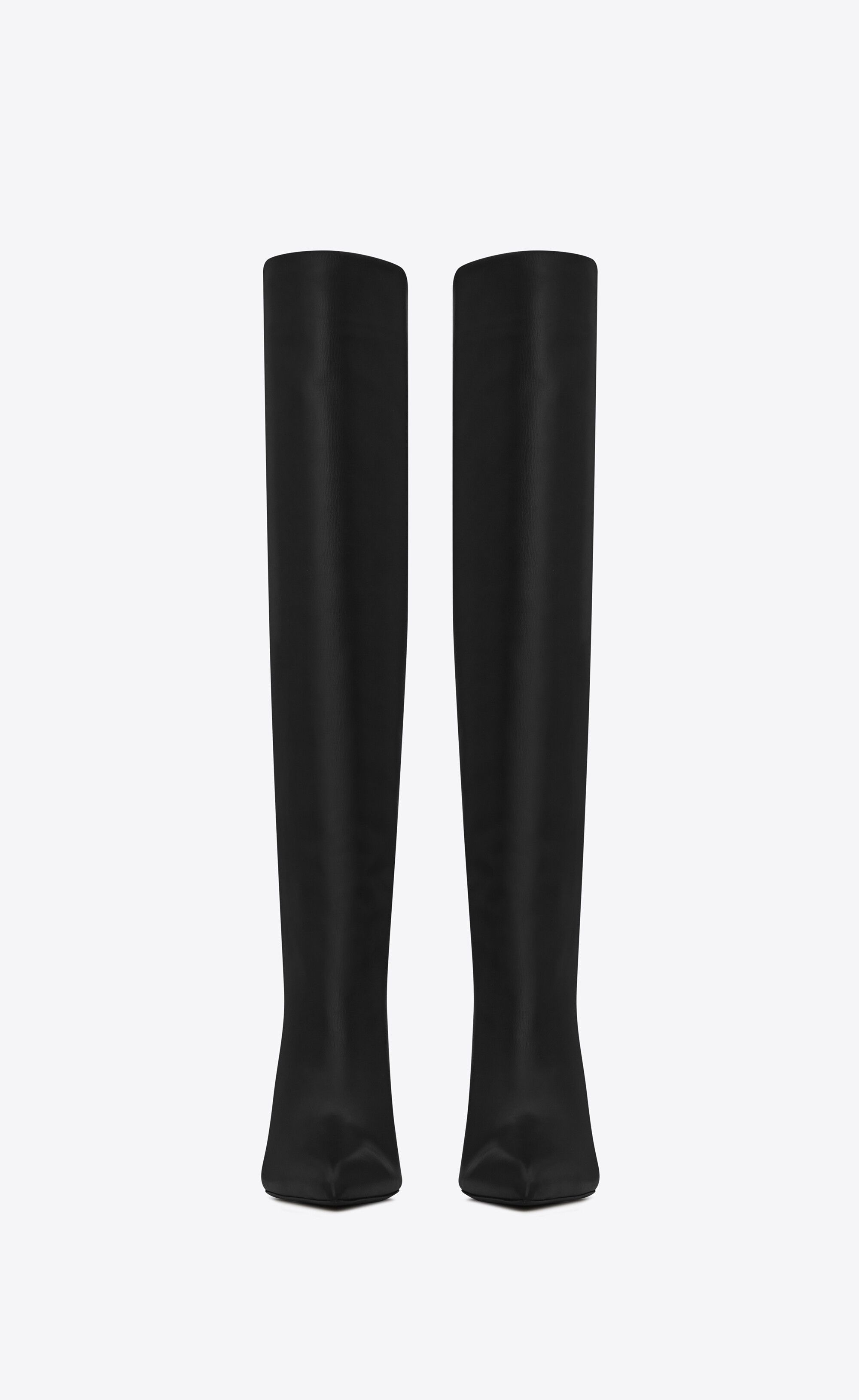 Saint Laurent Paris o1tp1o0125 Kidd Boots In Smooth Leather in Black Size US 5 / IT 35 - 4 Thumbnail