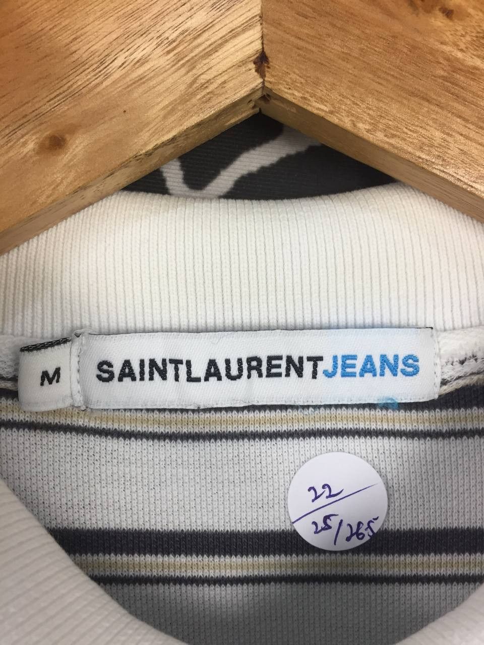 Yves Saint Laurent YSL Yves Saint Laurent Jeans Embroidered Logo Polo Tee Size US M / EU 48-50 / 2 - 9 Thumbnail