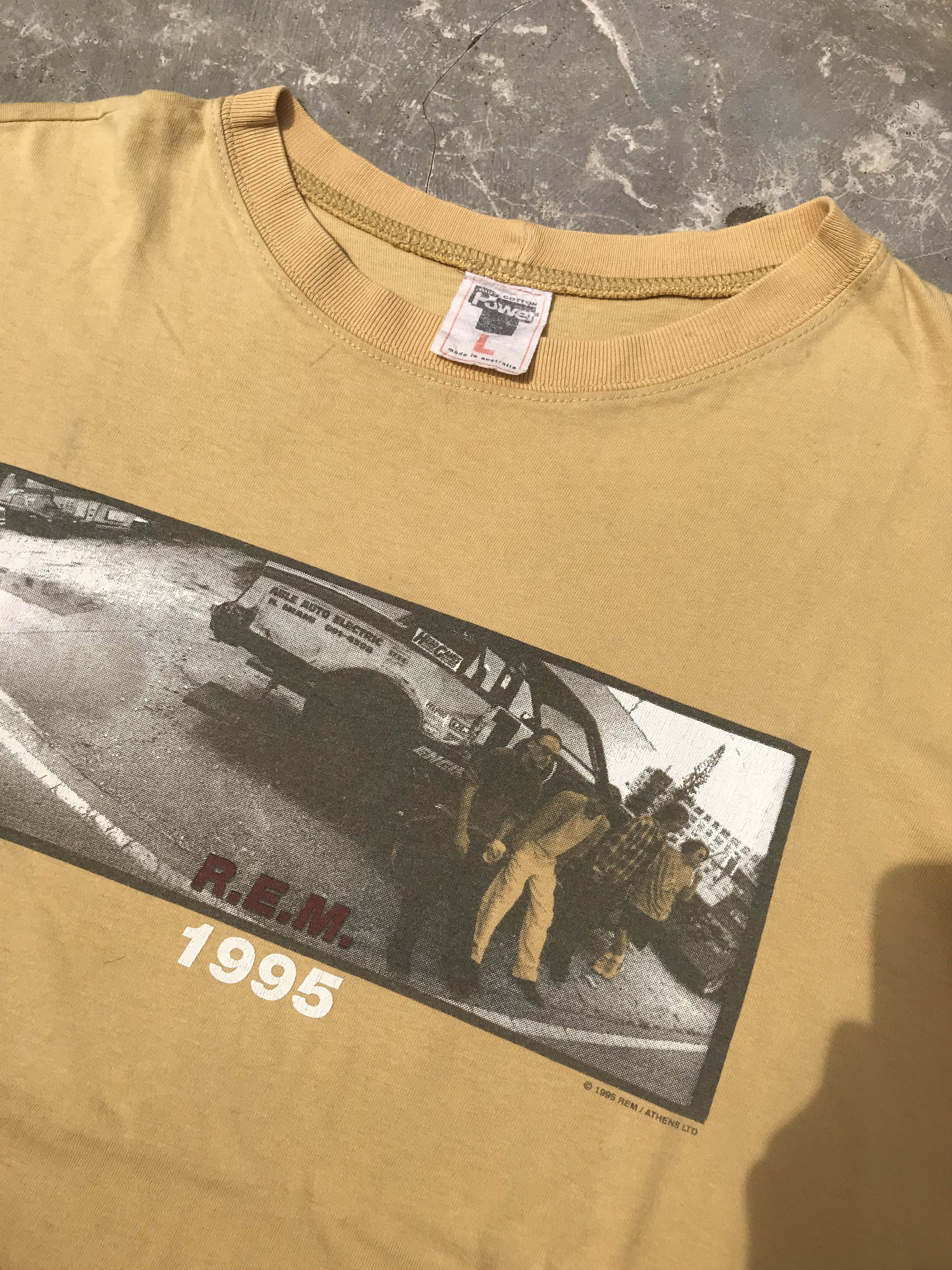 Band Tees × R.E.M. × Vintage Vintage REM Tour 1995 Size US L / EU 52-54 / 3 - 2 Thumbnail