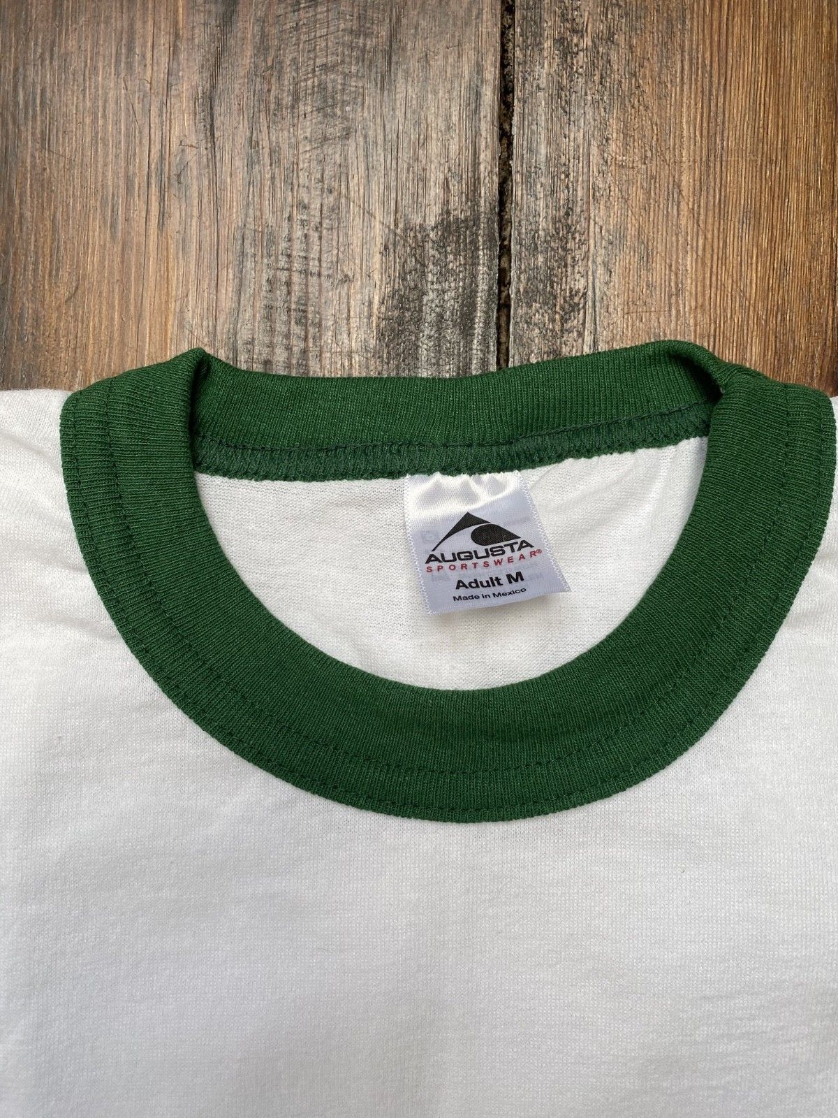 Augusta Sportswear LOT 7 50/50 Jersey Knit Ringer T-Shirts #710 Size US M / EU 48-50 / 2 - 8 Thumbnail