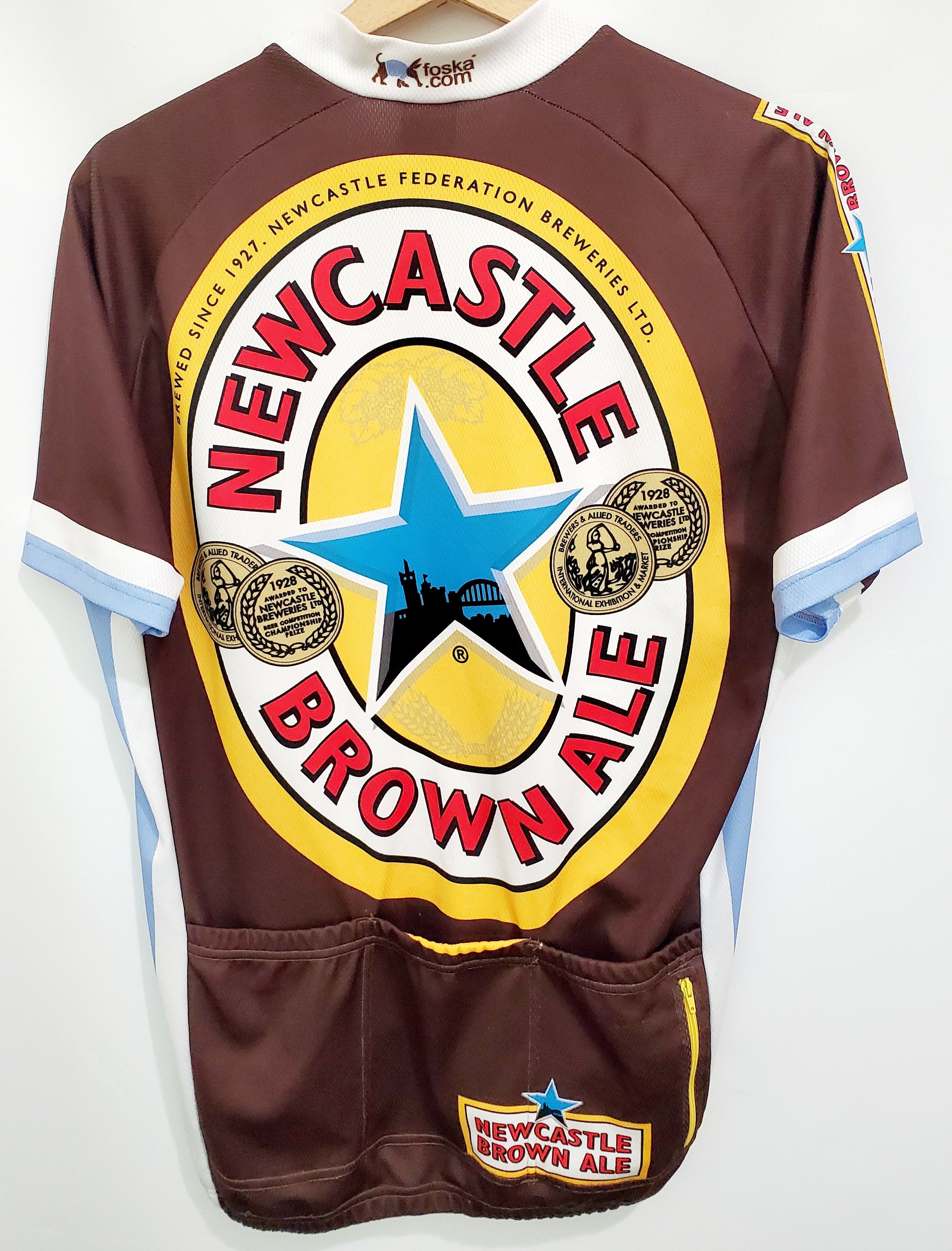 Vintage Newcastle Brown Ale Cycling Jersey size L Size US L / EU 52-54 / 3 - 3 Thumbnail