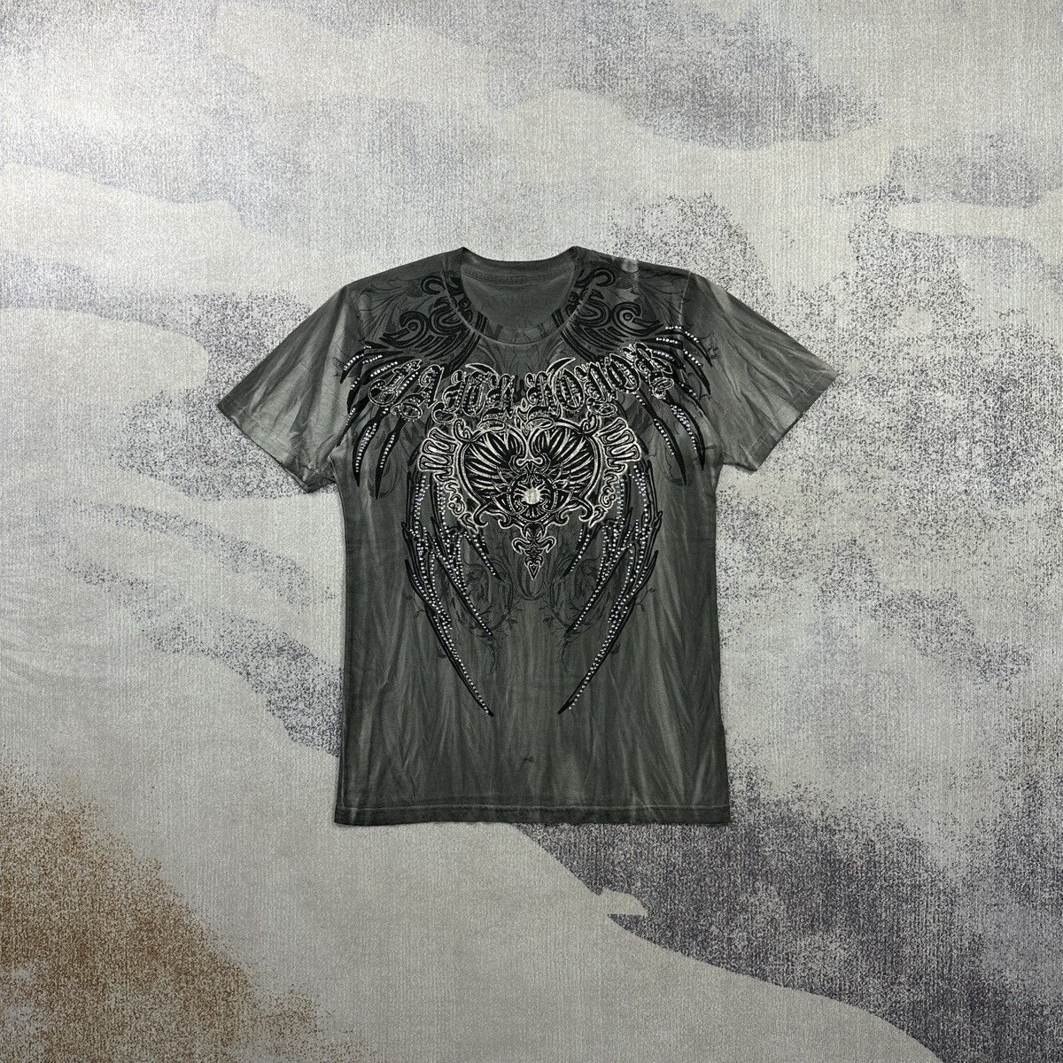 Affliction Ayden Affliction Y2K style Tshirt Size US L / EU 52-54 / 3 - 1 Thumbnail