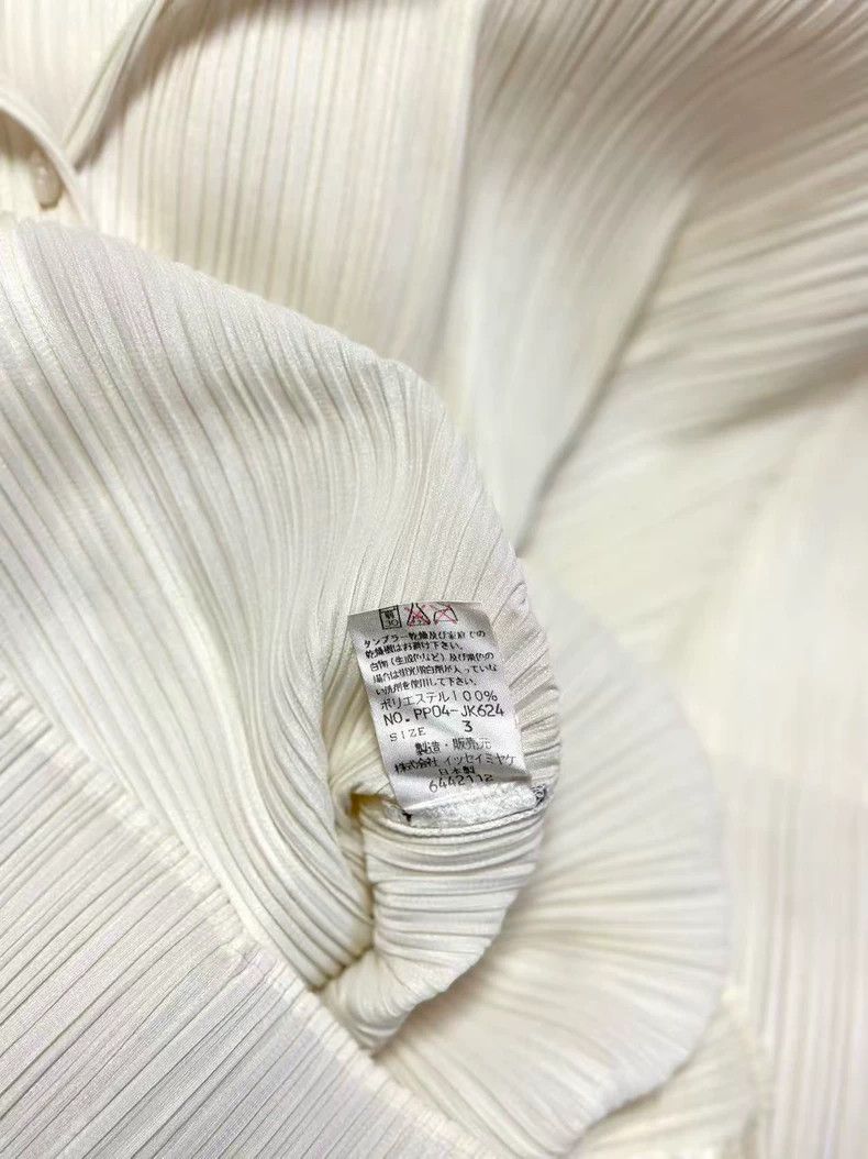 Issey Miyake issey miyake size:3 Cream-white shirt Size XXS / US 00 / IT 34 - 4 Thumbnail