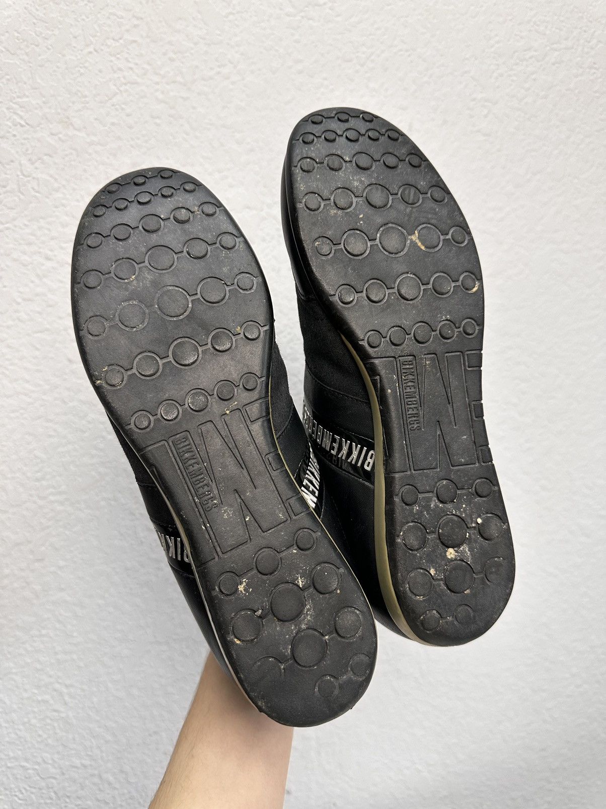 Dirk Bikkembergs Bikkembergs Black Leather Sneakers Minimal Sport Luxe Size US 7 / EU 40 - 11 Thumbnail
