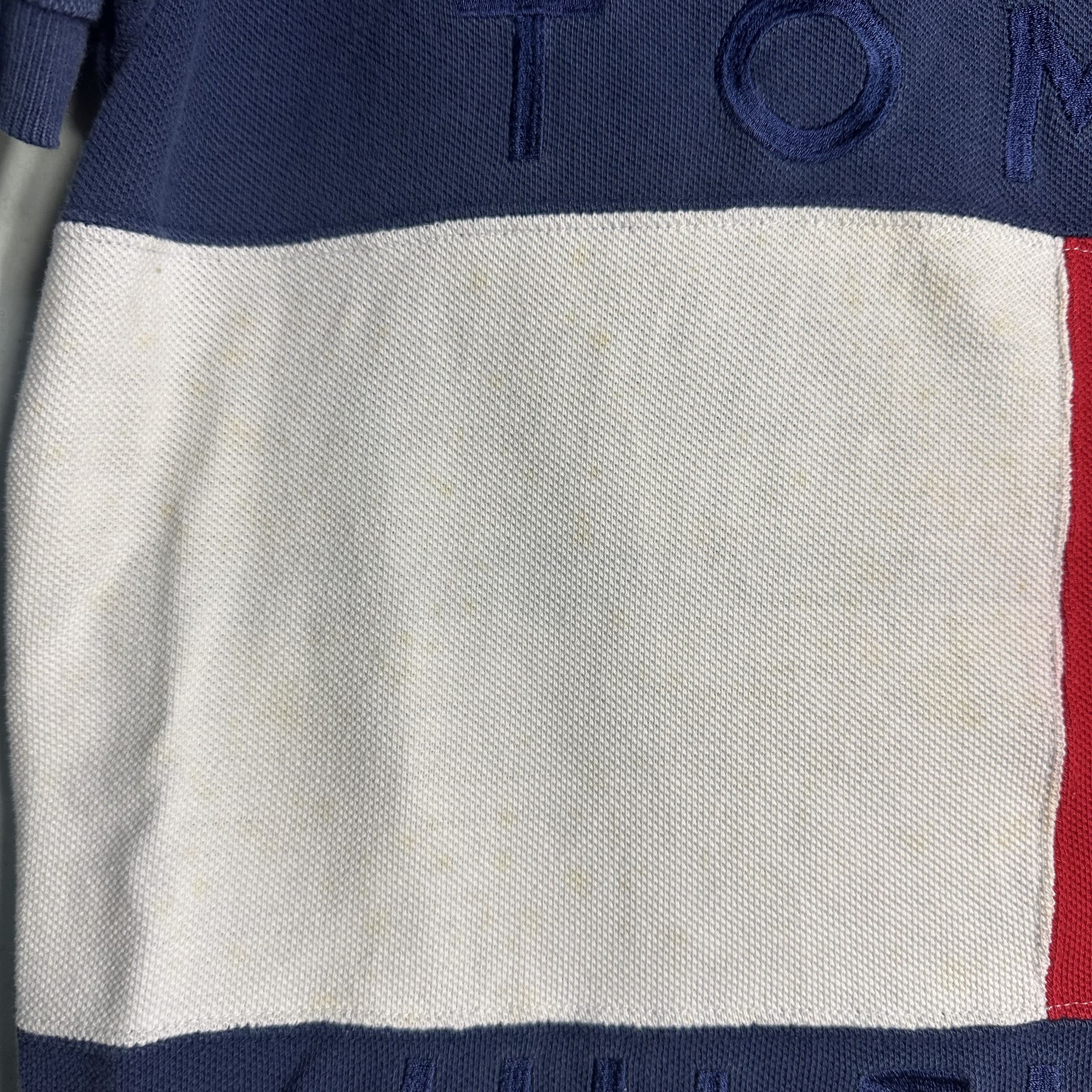 Tommy Hilfiger 🔥RARE🔥Vintage Tommy Hilfiger Flag Spell Out Polo Shirt Size US M / EU 48-50 / 2 - 6 Thumbnail