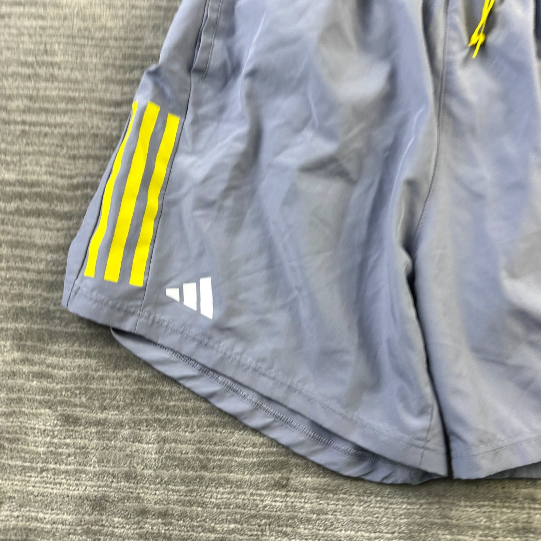 Adidas Adidas Shorts XL Blue Lined 7" Running Boston Marathon 2023 Men's Regular Athletic Breathable Pockets Drawstring Lightweight Size US 36 / EU 52 - 3 Thumbnail