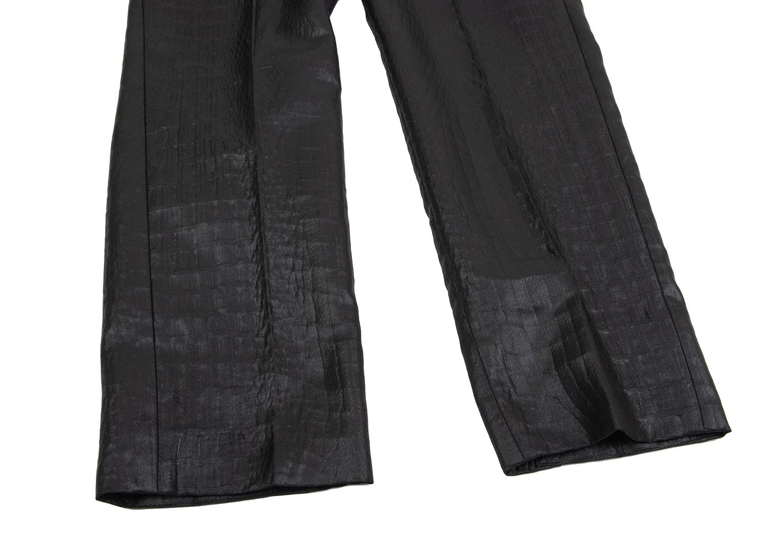 Jean Paul Gaultier Crocodile Pattern Design Pants in Black, Size 48 Size US 32 / EU 48 - 9 Thumbnail