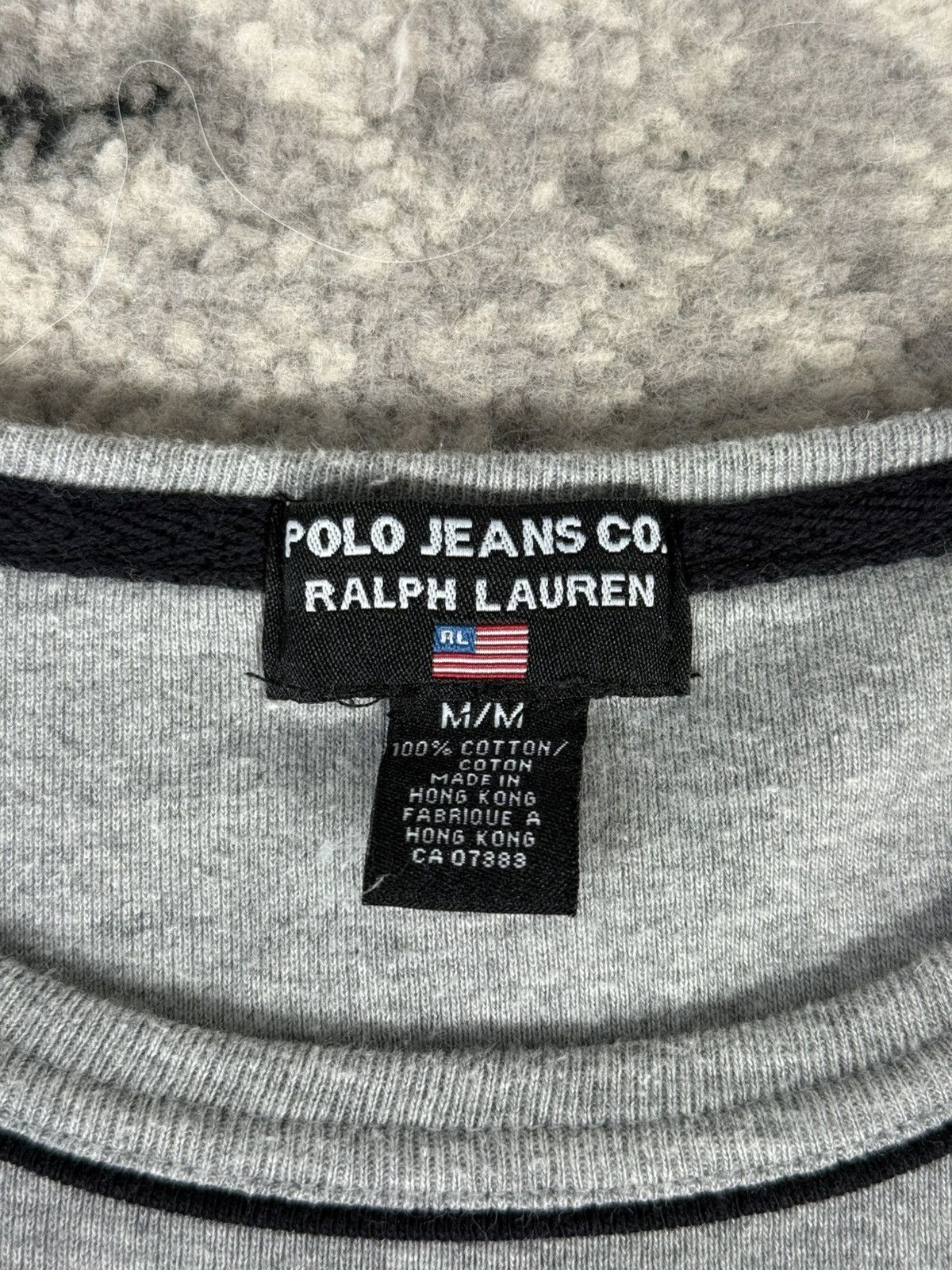 Polo Ralph Lauren Vintage Polo Jeans Ralph Lauren Women's Rib Cotton T-Shirt Size M / US 6-8 / IT 42-44 - 6 Thumbnail