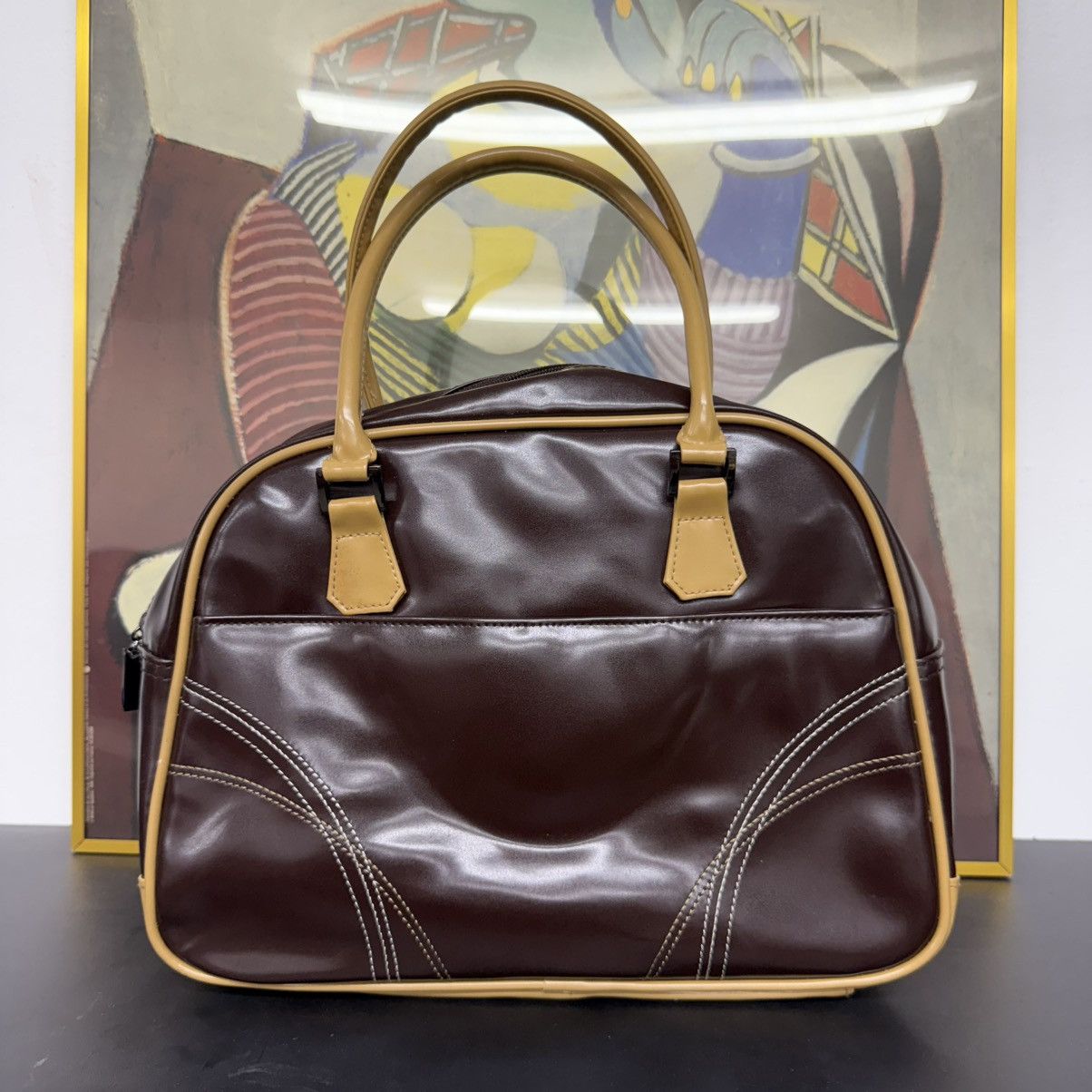 Leather Patent Leather Scooter Paris Hand Bag Size ONE SIZE - 1 Thumbnail