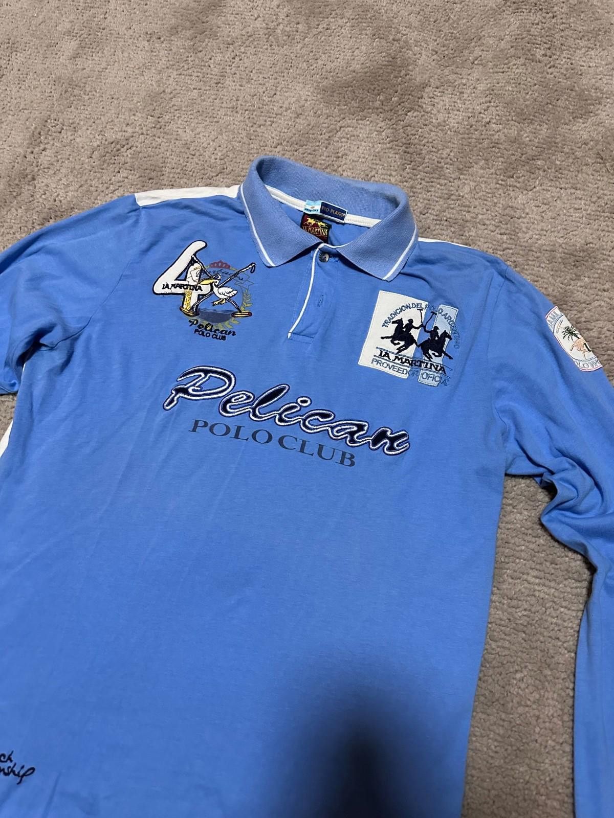 La Martina La Martina Pelican Polo Club #4 Barbados Polo y2k Miami XXL Size US XXL / EU 58 / 5 - 3 Thumbnail