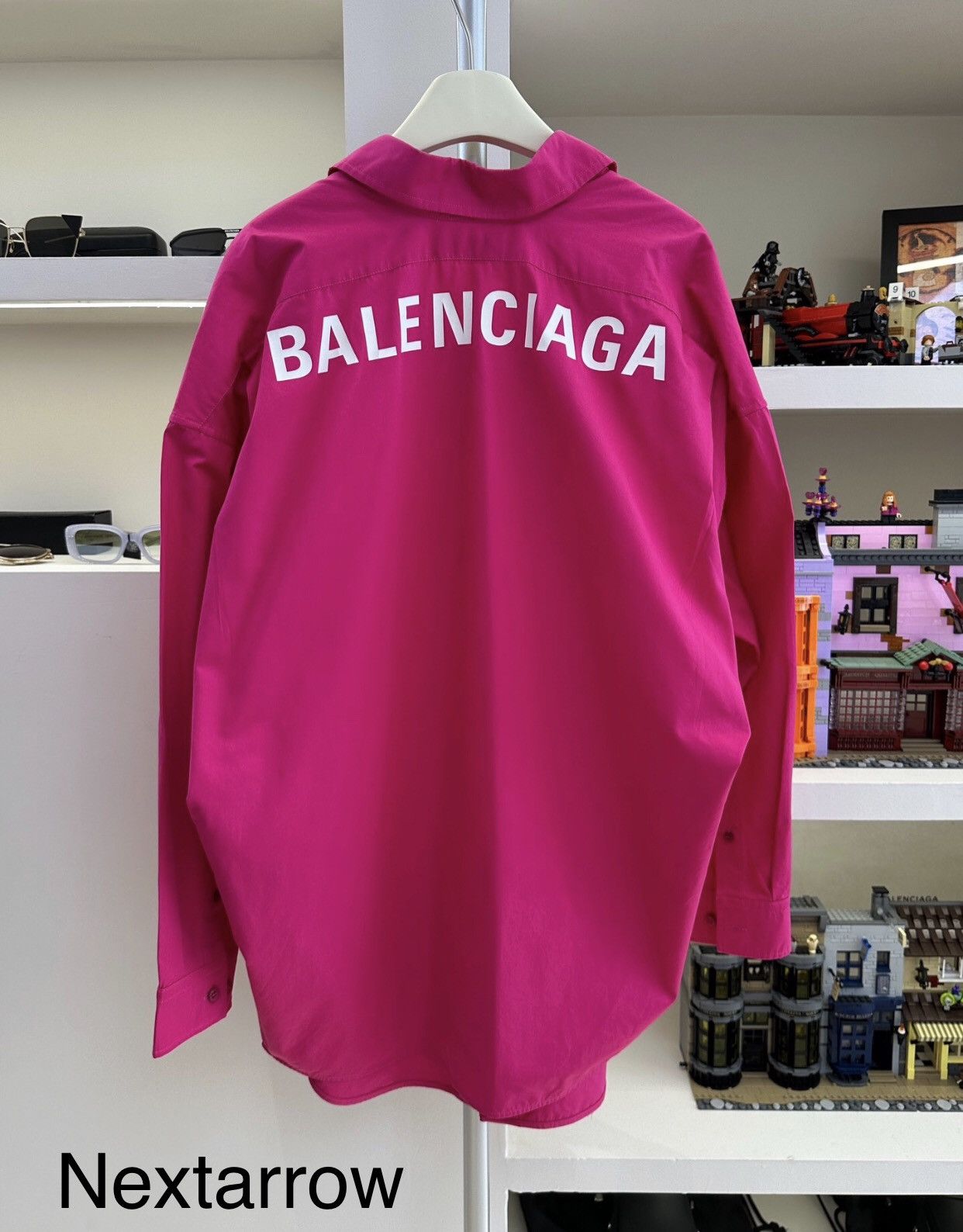 Balenciaga Balenciaga Logo letter printed lapel long sleeved shirt Size US S / EU 44-46 / 1 - 2 Thumbnail