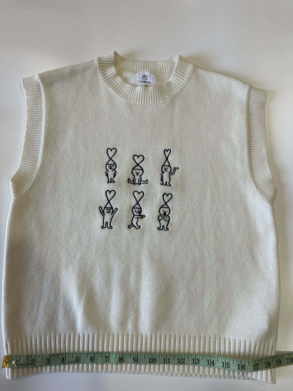 AMI Ami vest knit sweater Size XS / US 0-2 / IT 36-38 - 11 Thumbnail