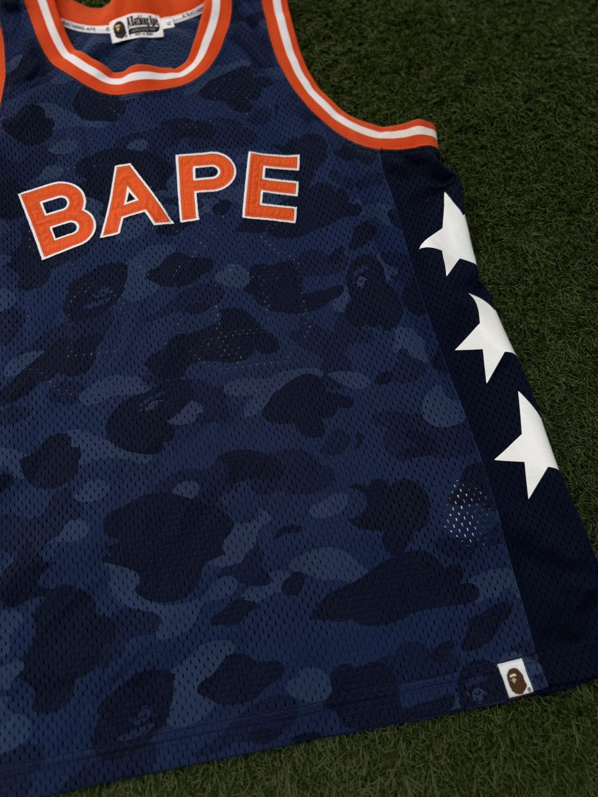 Bape Bape Jersey Blue Orange “88” Men’s Size (XL) Size US XL / EU 56 / 4 - 6 Thumbnail