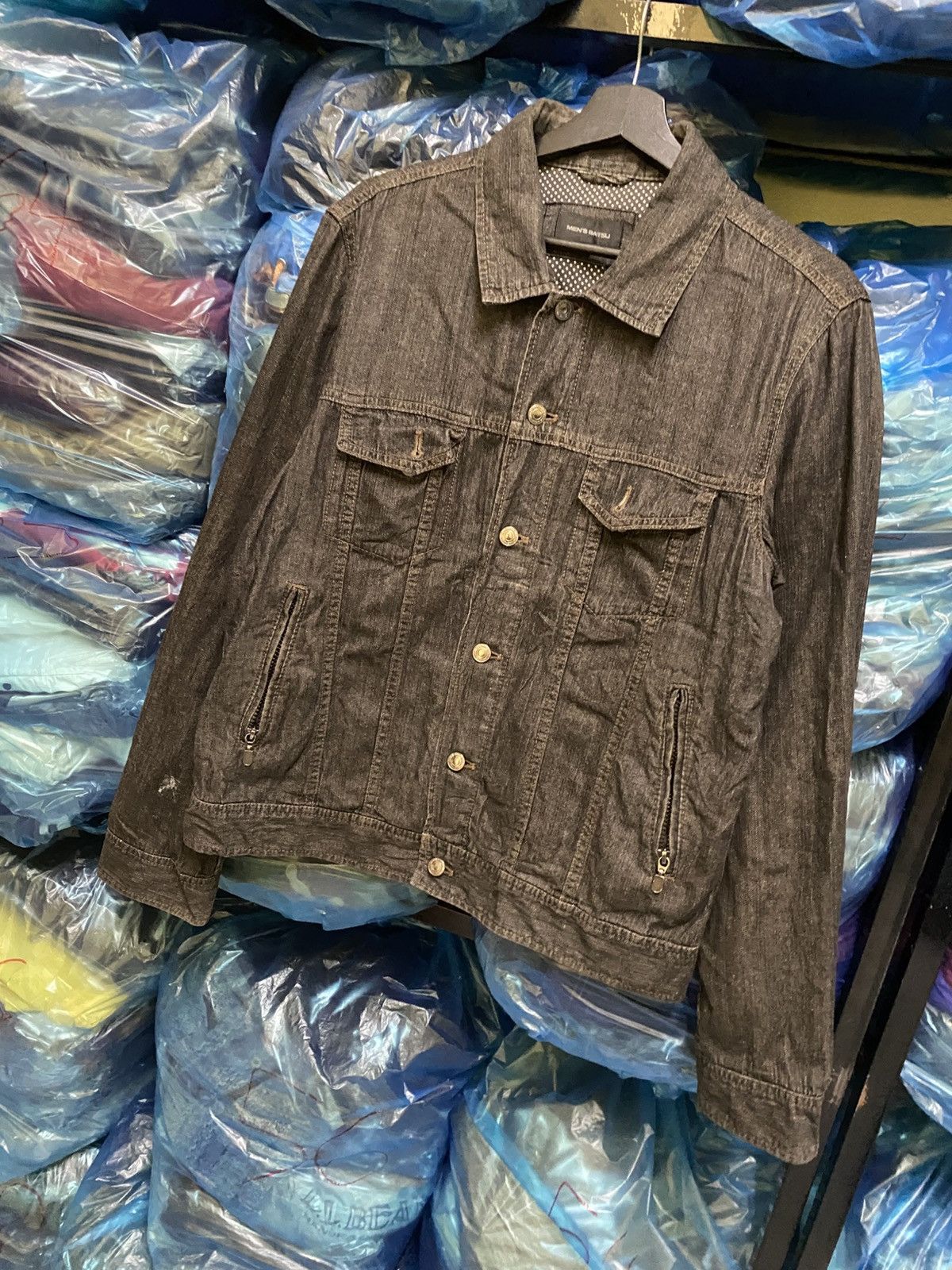 Japanese Brand VINTAGE MENS BATSU JEANS JACKET Size US L / EU 52-54 / 3 - 2 Thumbnail