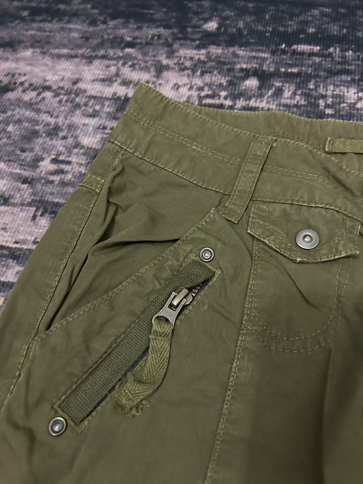 Japanese Brand Sweet Camel Cargo 3D Pocket Pants Size US 29 - 11 Thumbnail