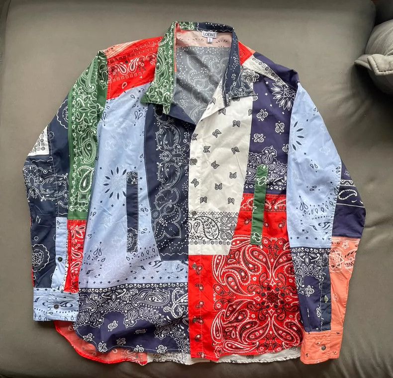 Loewe Loewe 19ss bandana shirt Size XL / US 12-14 / IT 48-50 - 1 Thumbnail