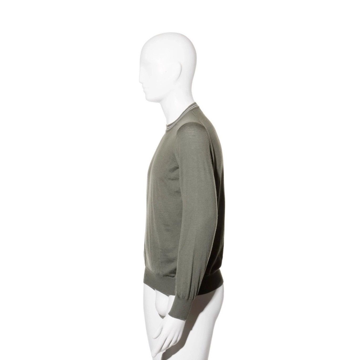 Brunello Cucinelli Brunello Cucinelli Men's Cashmere Blend Sweater M Green Size US M / EU 48-50 / 2 - 3 Thumbnail