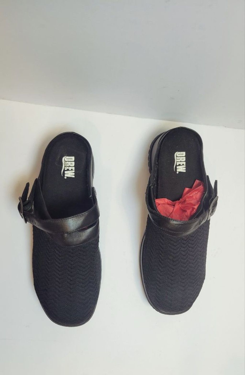 Drew Women's Drew Savannah Black Knit Mules & Clogs Size 8.5 Size US 8.5 / IT 38.5 - 3 Thumbnail