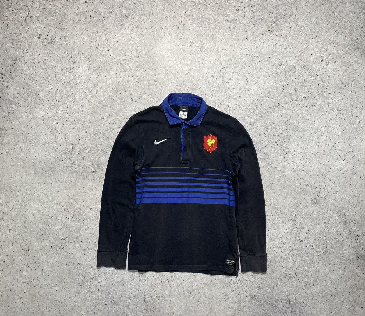 Nike Vintage Rugby Sweatshirt Nike France Team Football Y2K Size US S / EU 44-46 / 1 - 1 Thumbnail