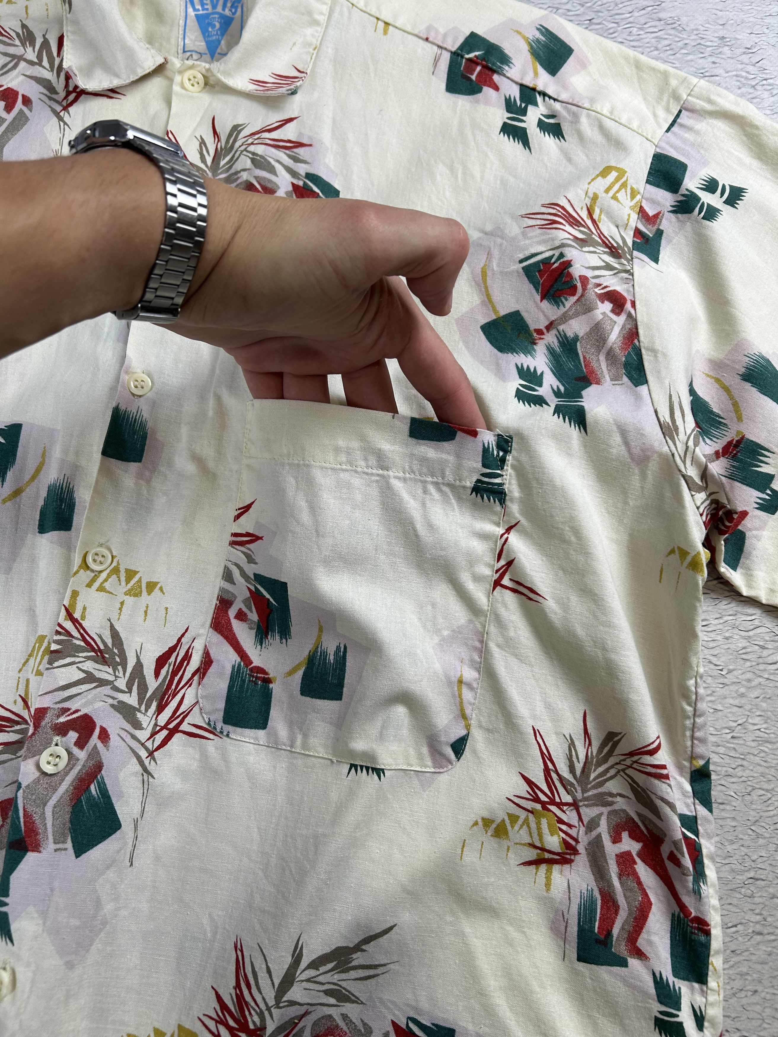Levi's × Vintage 70's RARE Levi's vintage Hawaii Shirt Print Oldmoney style Size US M / EU 48-50 / 2 - 4 Thumbnail