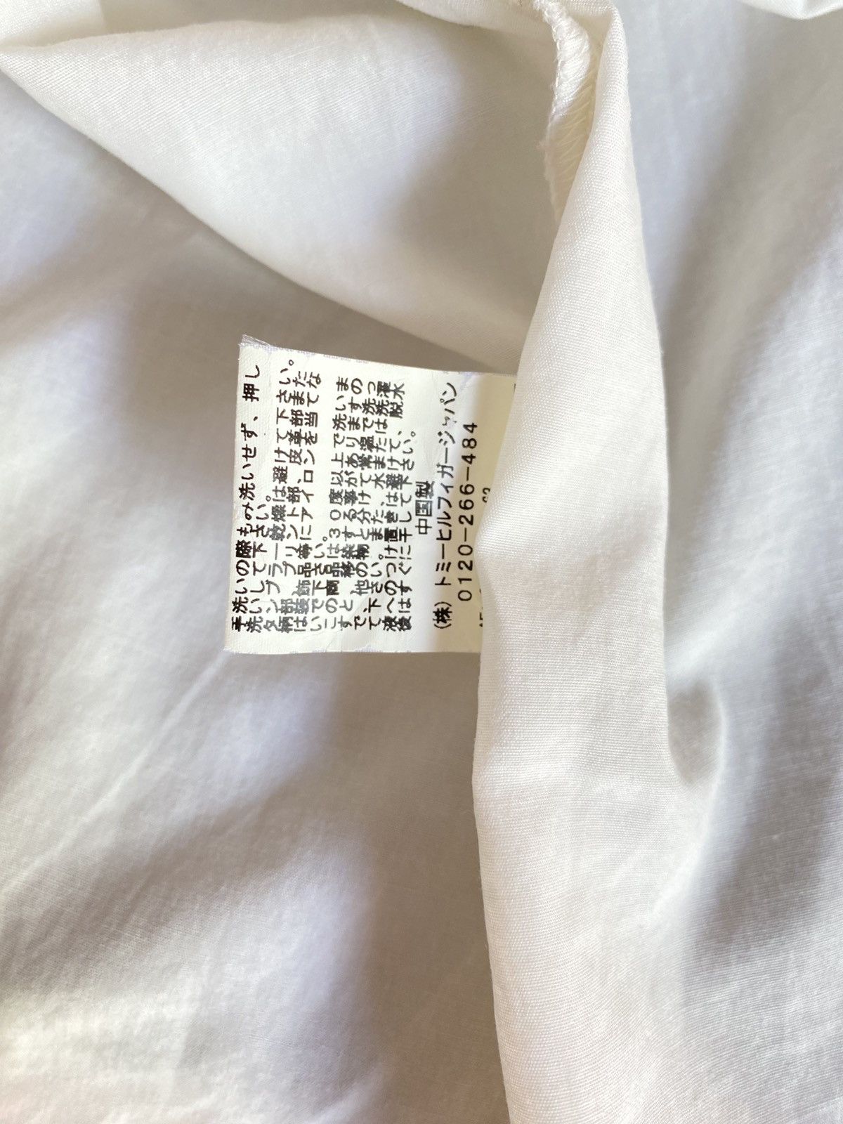 Tommy Hilfiger Tommy Girl White Shirt with Embroidered Logo Size ONE SIZE - 4 Thumbnail