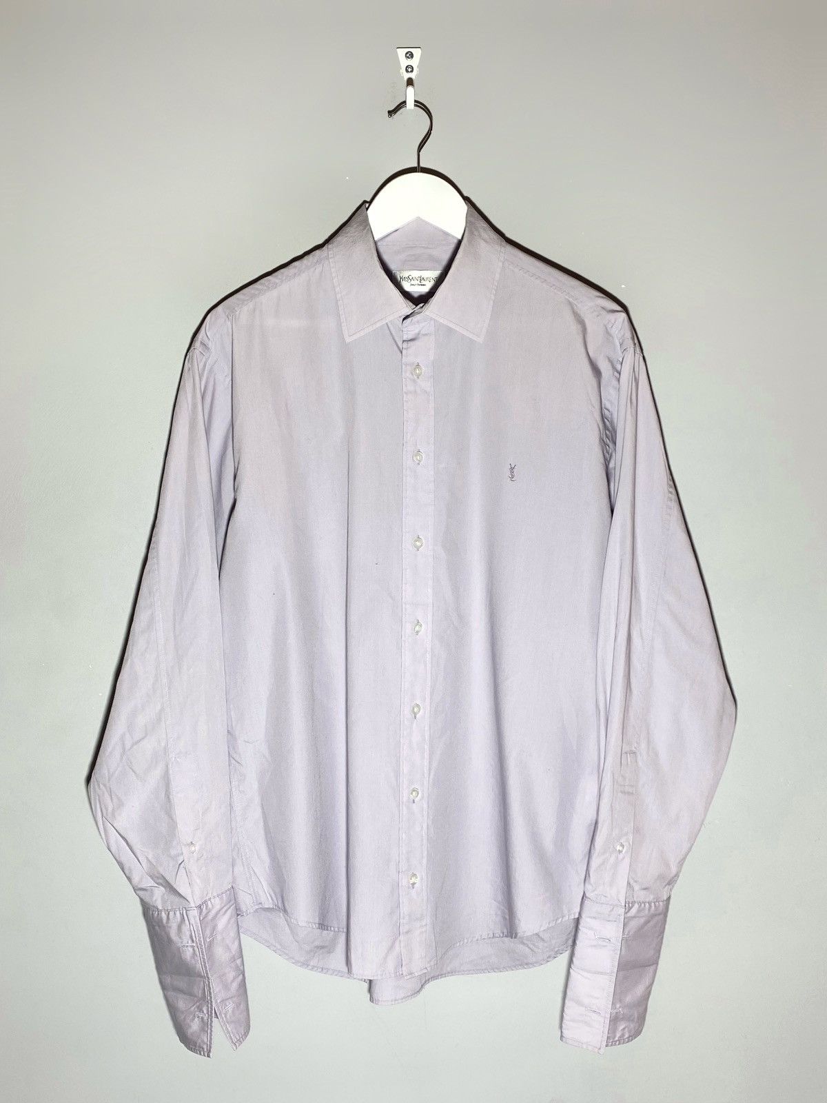 Yves Saint Laurent Vintage Yves Saint Laurent Long Sleeve Shirt Size US M / EU 48-50 / 2 - 1 Thumbnail