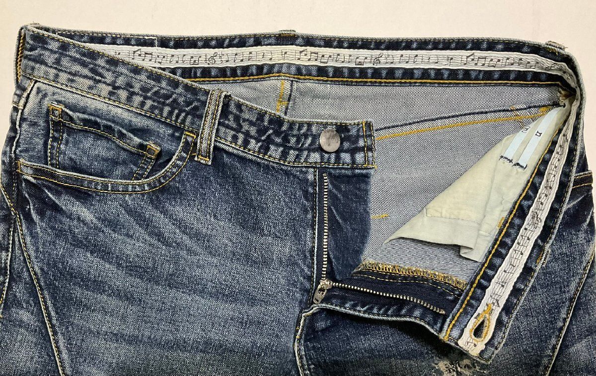 If Six Was Nine Number (N)ine SS07 distressed denim Size US 29 - 7 Thumbnail
