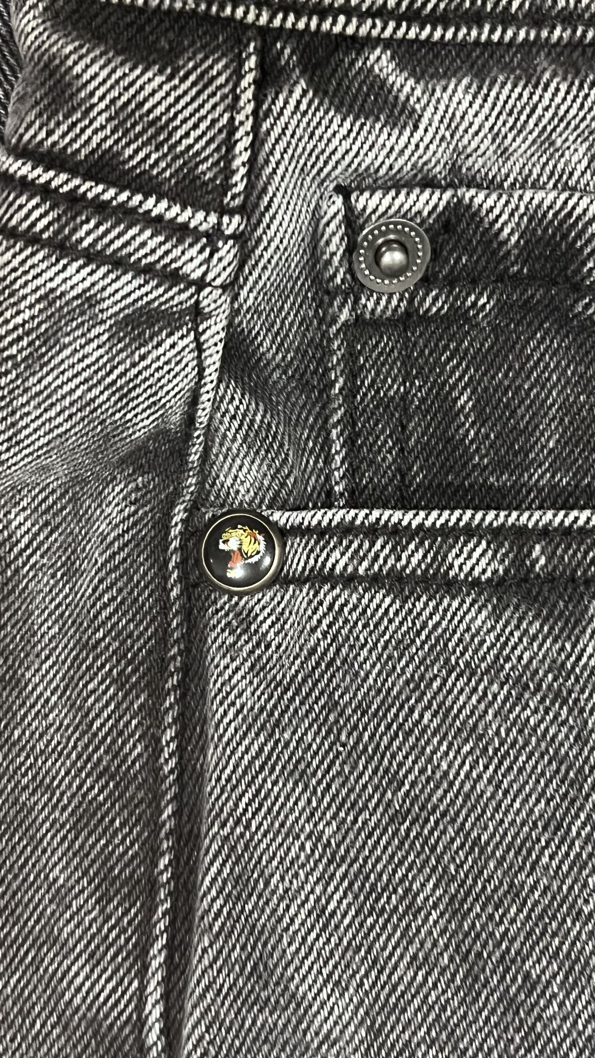 Ed Hardy ED HARDY Battle Skull Loose Fit Jeans Size US 32 / EU 48 - 7 Thumbnail