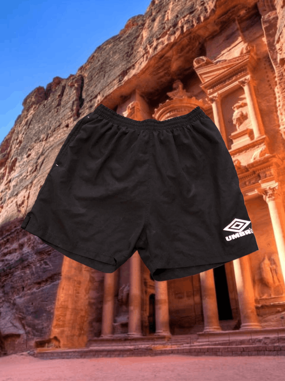 Umbro Vintage Shorts black Y2K logo Umbro streetwear Size US 34 / EU 50 - 1 Thumbnail