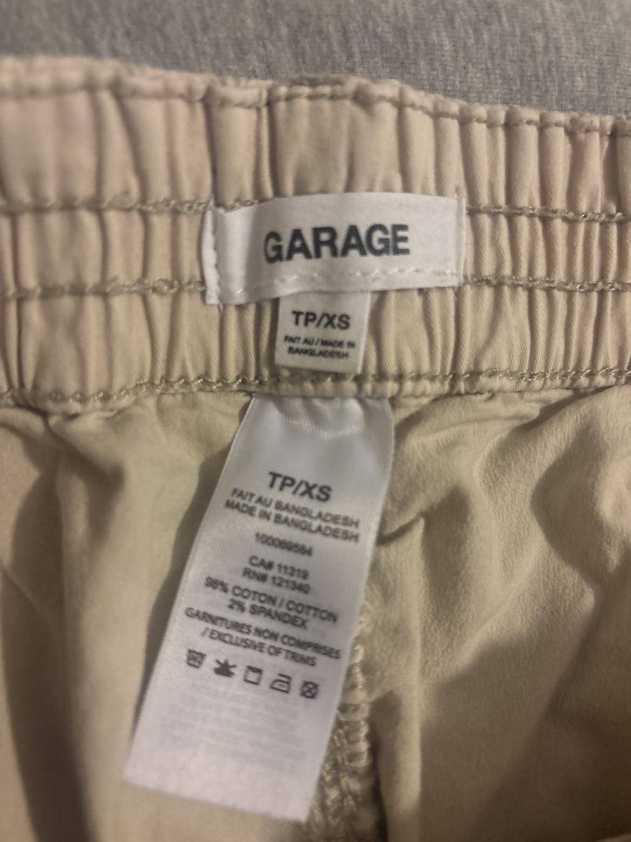 Garage Garage cuffed high rise beige cargo pants Size 25" / US 0 / IT 36 - 3 Thumbnail