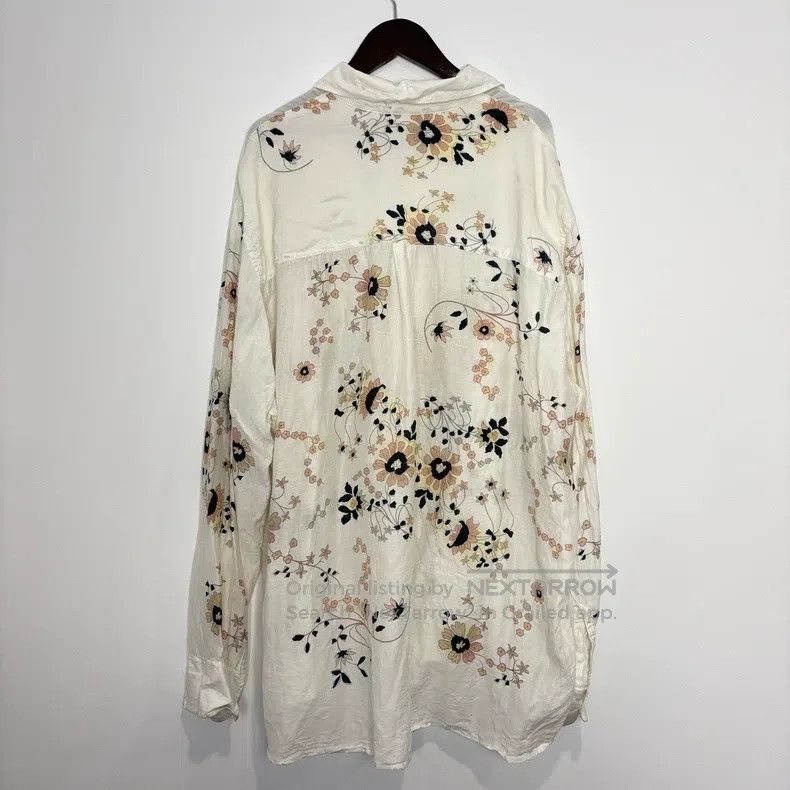 Our Legacy Our Legacy Silk Cotton Floral Shirt Size US M / EU 48-50 / 2 - 2 Thumbnail