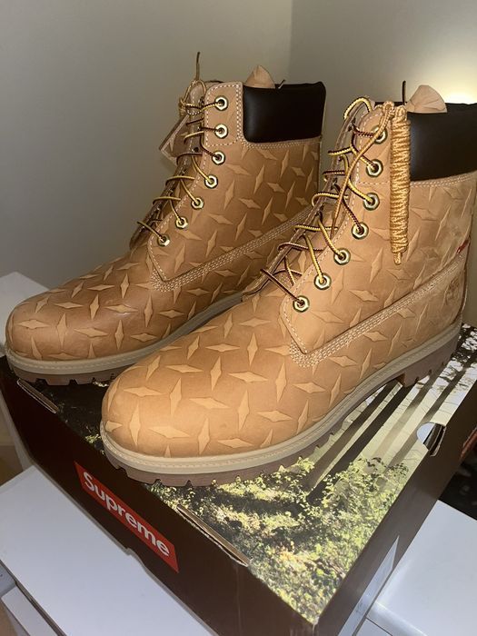 Supreme Supreme Timberland Diamond Plate 6” Boot | Grailed