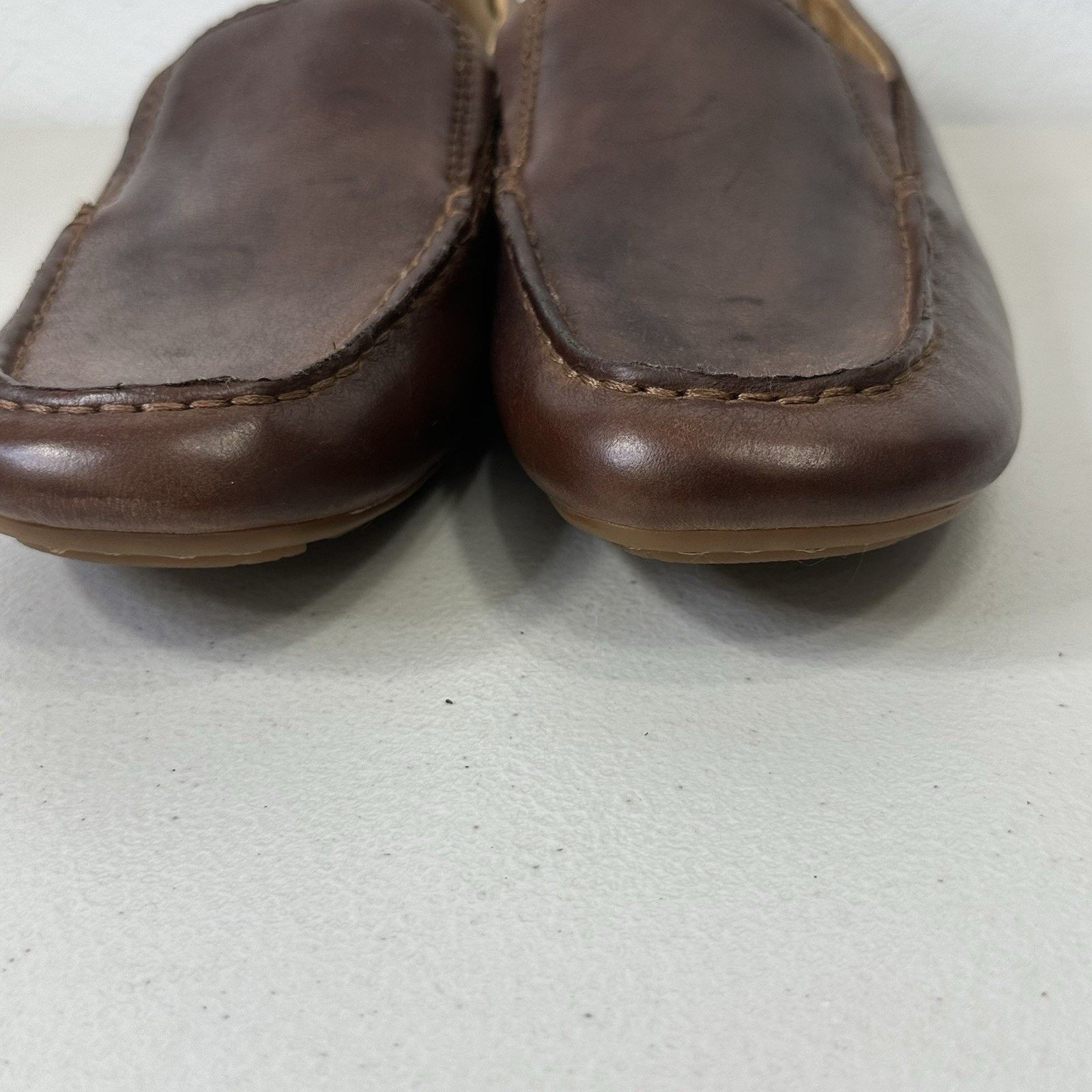 Born Born Allen Mens 8M Slip On Leather Driving Shoes Moccasin Size US 8 / EU 41 - 5 Thumbnail