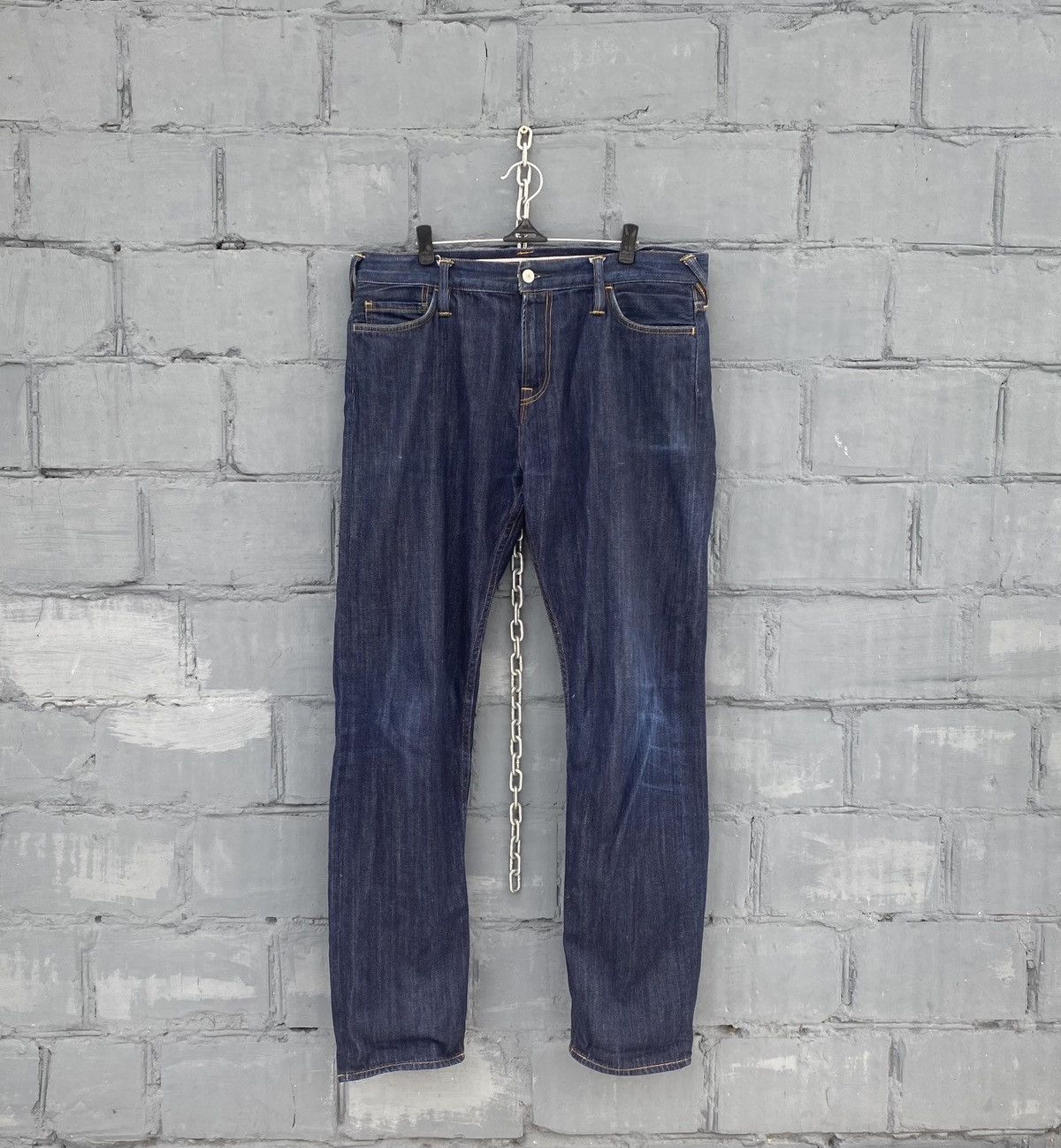 Evisu Evisu Genes Daicock Buddie Selvedge Blue Denim Pants 34 size Size US 34 / EU 50 - 2 Thumbnail
