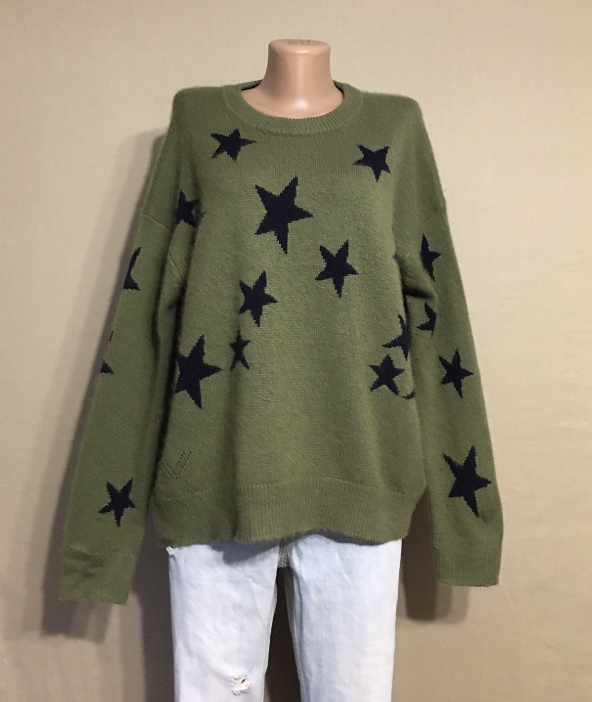 Zadig & Voltaire Zadig & Voltaire Markus Stars Cashmere Sweater Size L Size L / US 10 / IT 46 - 3 Thumbnail