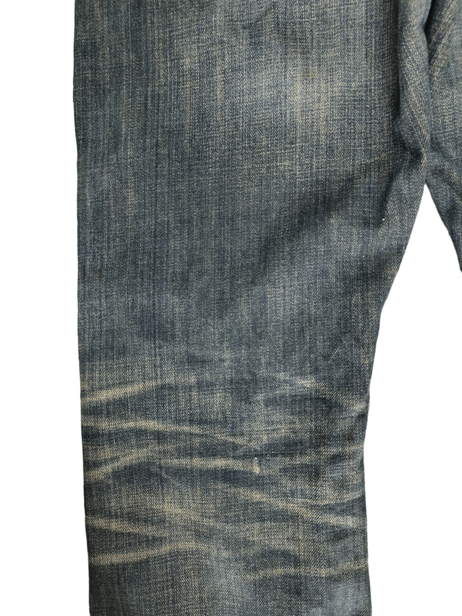 If Six Was Nine Flare Jeans Trim Co Leather Distress Faded Boot Cut Y2k Size US 31 - 7 Thumbnail