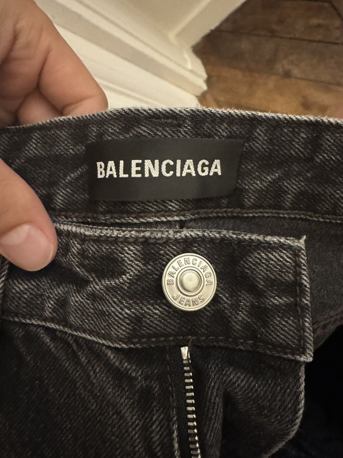 Balenciaga Jean Balanciaga Black Size US 31 - 3 Thumbnail