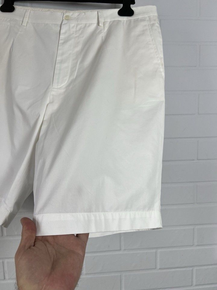 Dolce & Gabbana Dolce & Gabbana Men's Shorts White-Ivory Solid Size 56 Size US 40 / EU 56 - 7 Thumbnail
