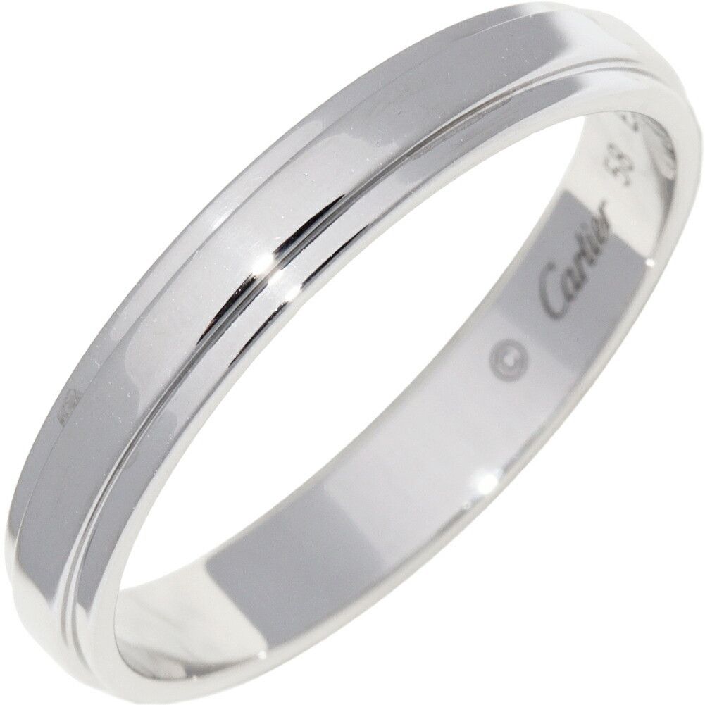 Cartier Cartier Cartier D’Amour Pt950 Wedding Ring Size 17 Precious Metal Ring B42103 DUTY FREE for USA Size ONE SIZE - 1 Thumbnail