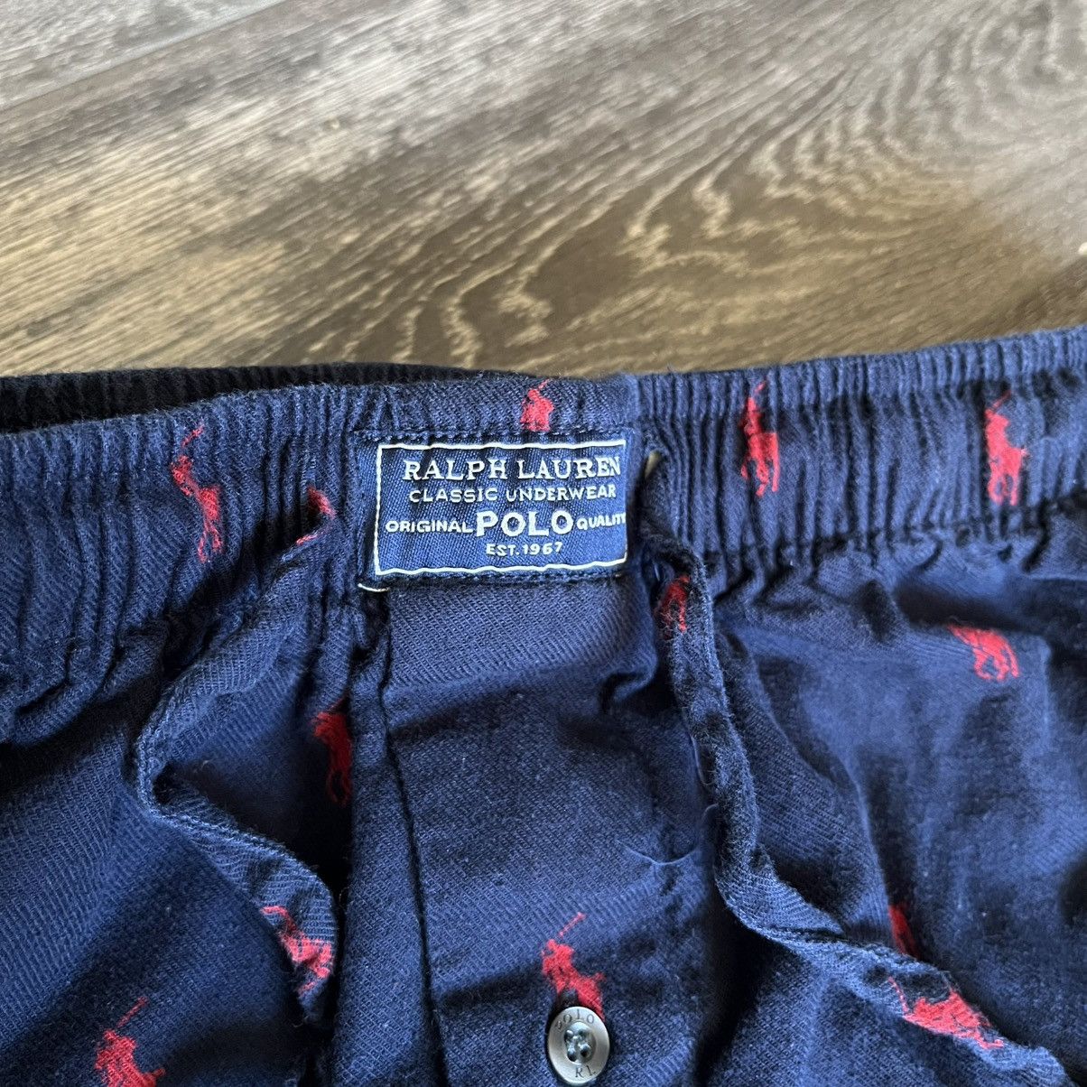 Polo Ralph Lauren Vintage Polo Ralph Lauren All Over Logo Pony Pants Size XL Size US 36 / EU 52 - 4 Thumbnail