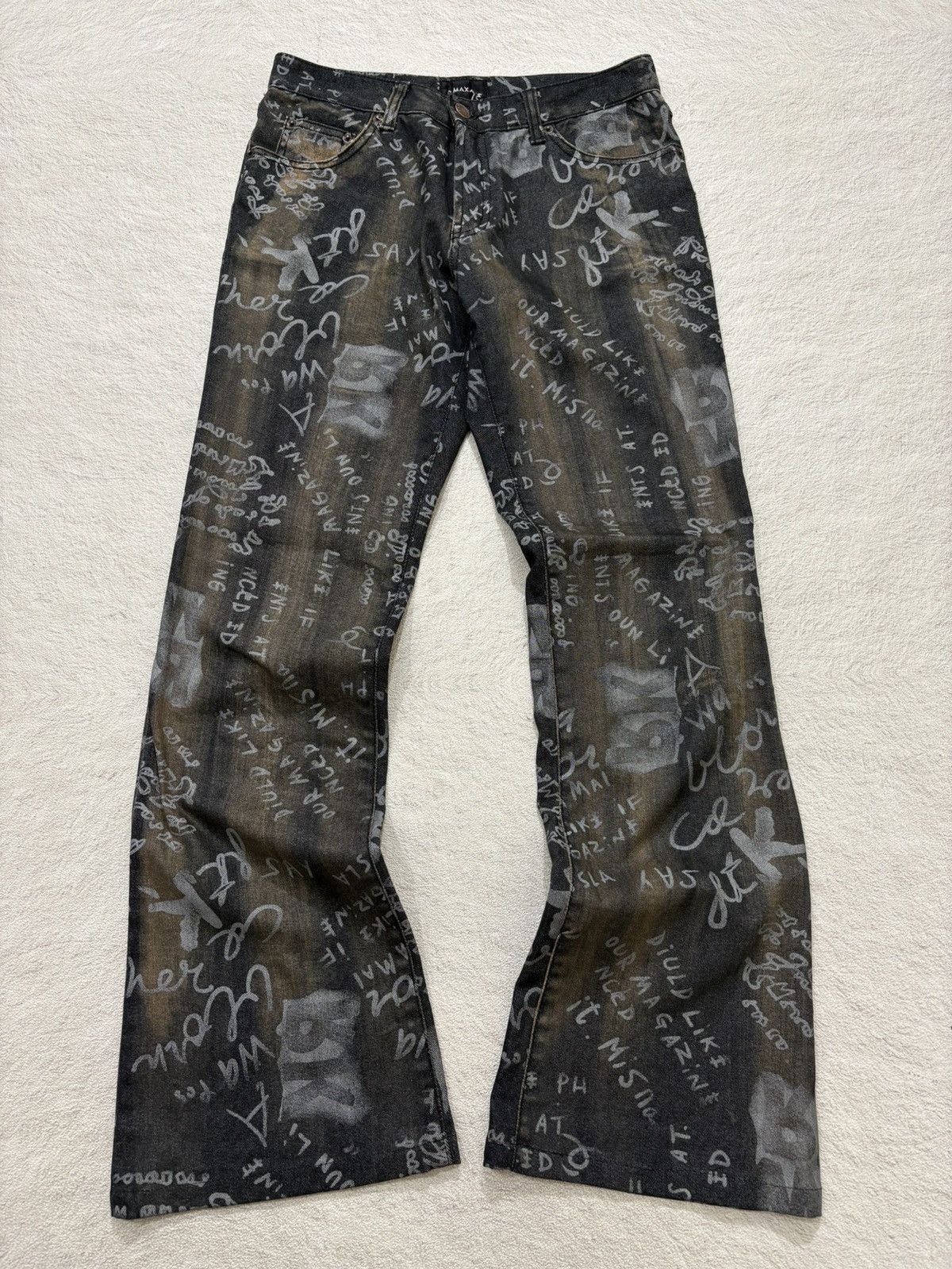 Hysteric Glamour 2000s Maxa Japanese flared smoke wash denim y2k style Size US 28 / EU 44 - 1 Thumbnail