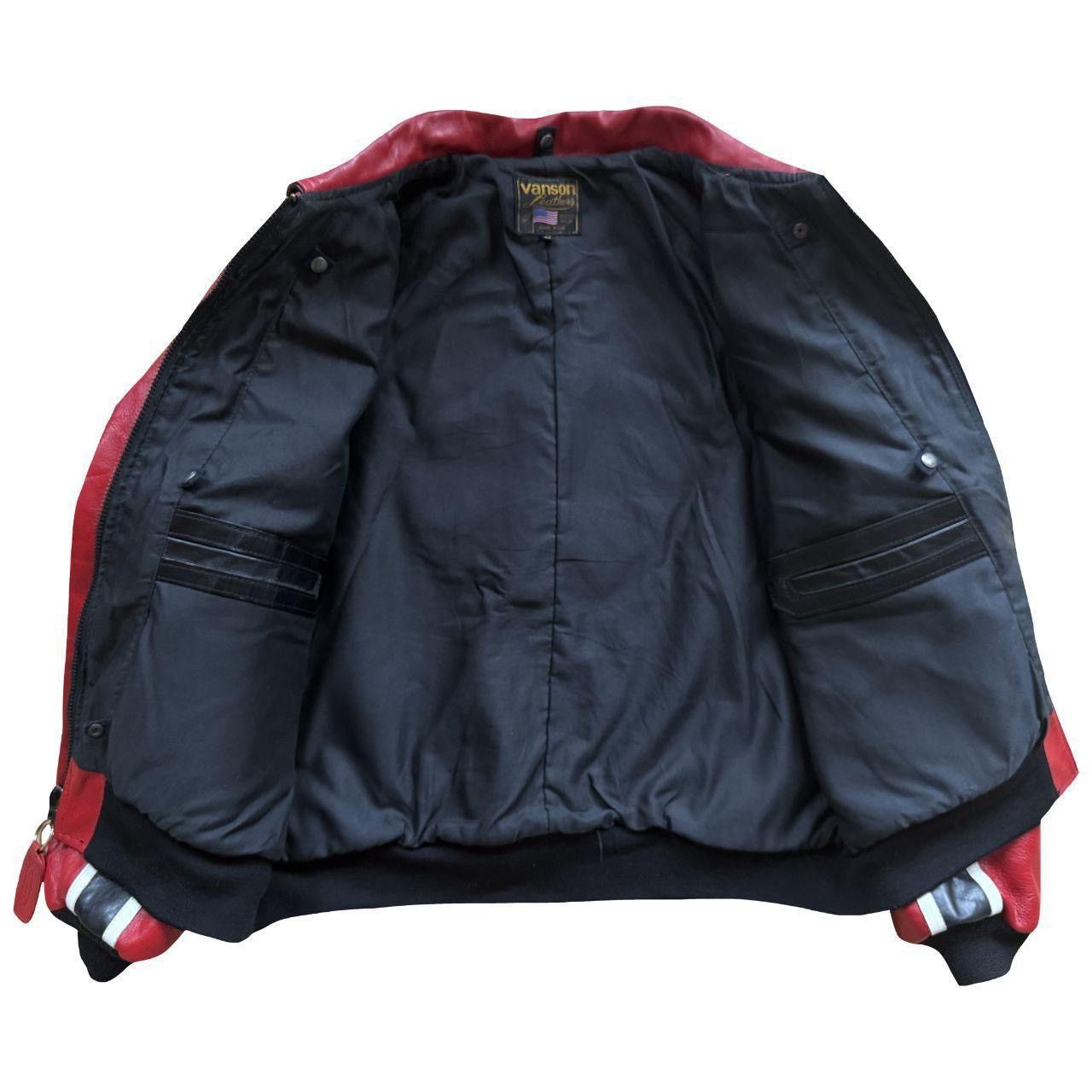 Vanson Leathers Vanson Leathers Leather Racing Jacket Size US XXL / EU 58 / 5 - 8 Thumbnail