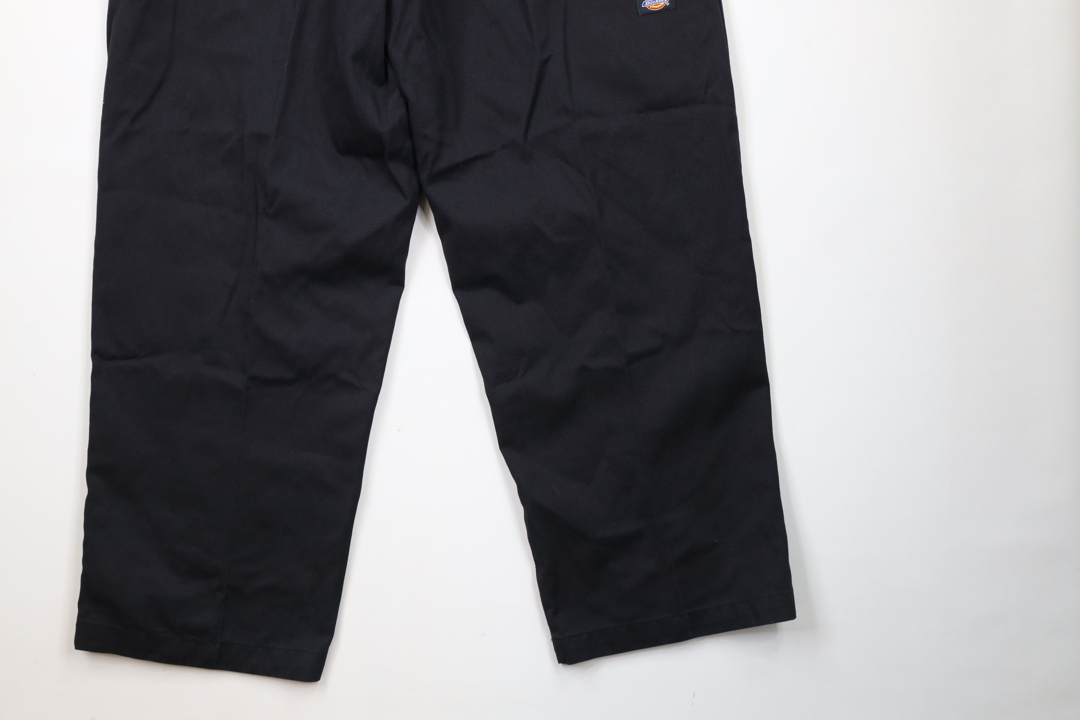 Dickies × Vintage Vintage 90s Dickies Double Knee Wide Leg Pants Black USA Size US 40 / EU 56 - 12 Thumbnail