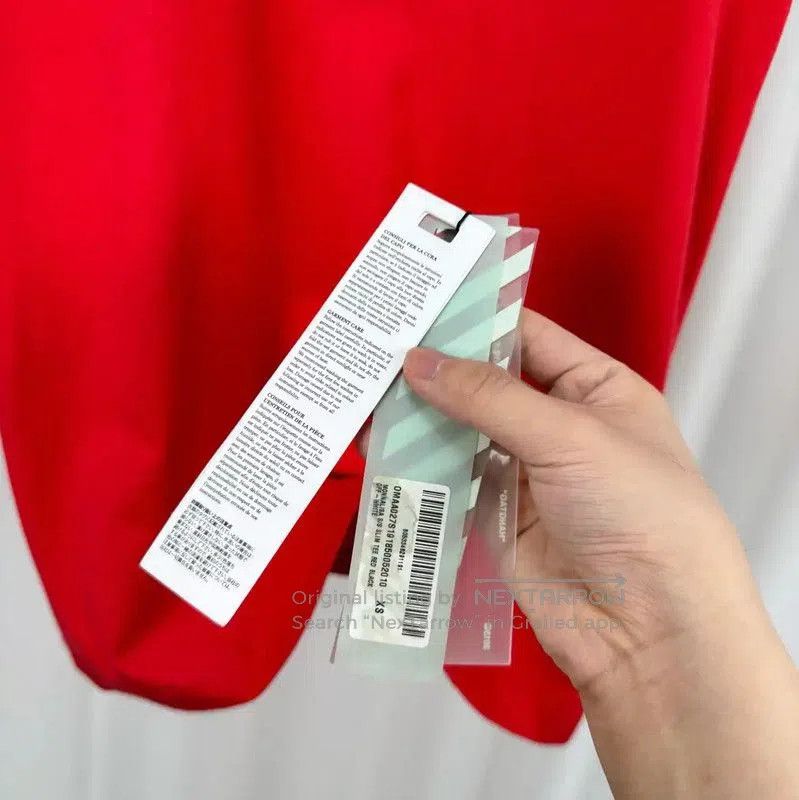 Off-White Off-White Summer Red Logo T-Shirt . Size XS / US 0-2 / IT 36-38 - 5 Thumbnail