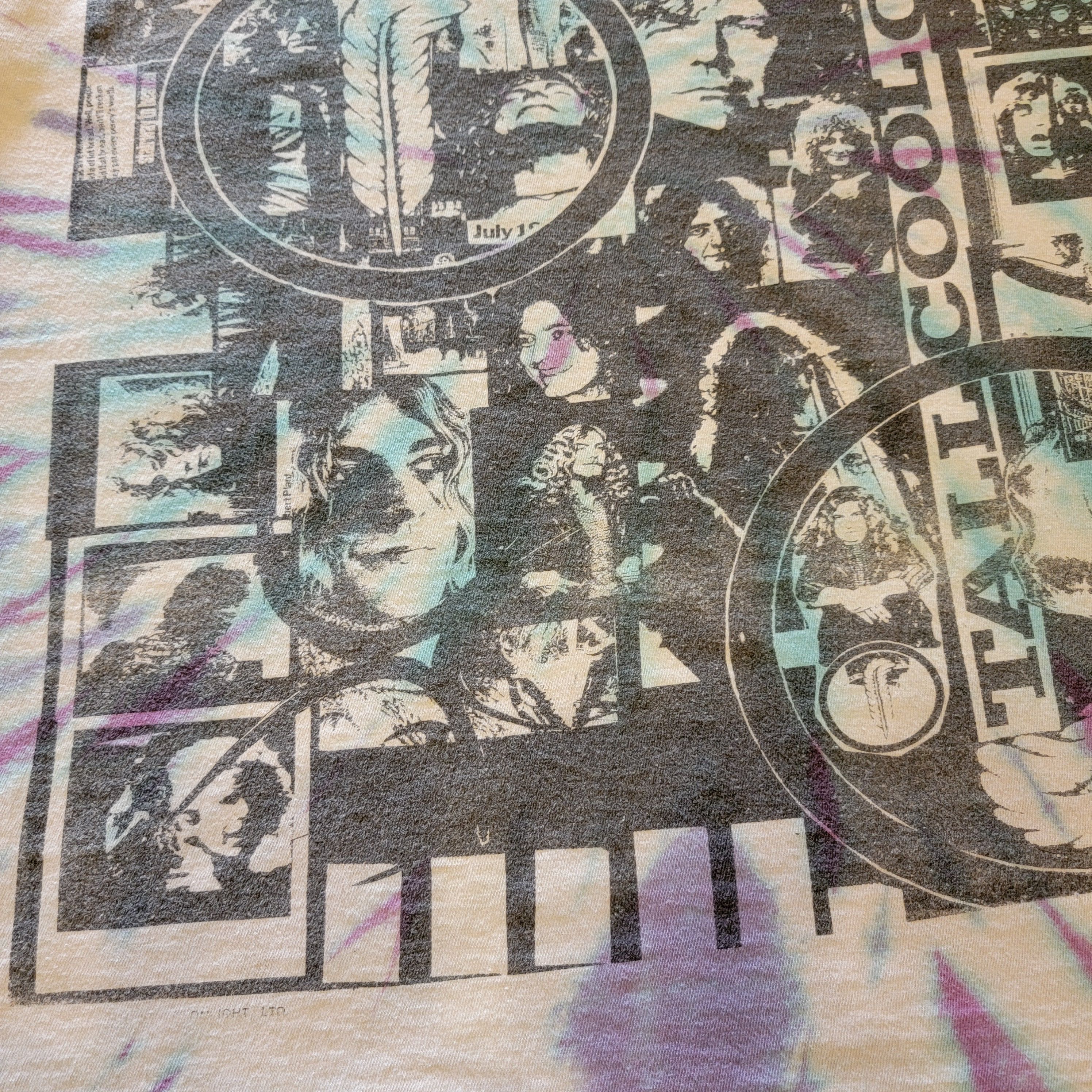 Led Zeppelin × Vintage Robert Plant Tie Dye Tee - Tall Cool One Size US L / EU 52-54 / 3 - 3 Thumbnail
