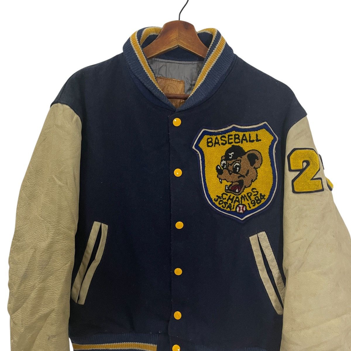 Golden Bear Vintage Golden Bear Baseball Champs 1984 Varsity Jacket Size US L / EU 52-54 / 3 - 4 Thumbnail