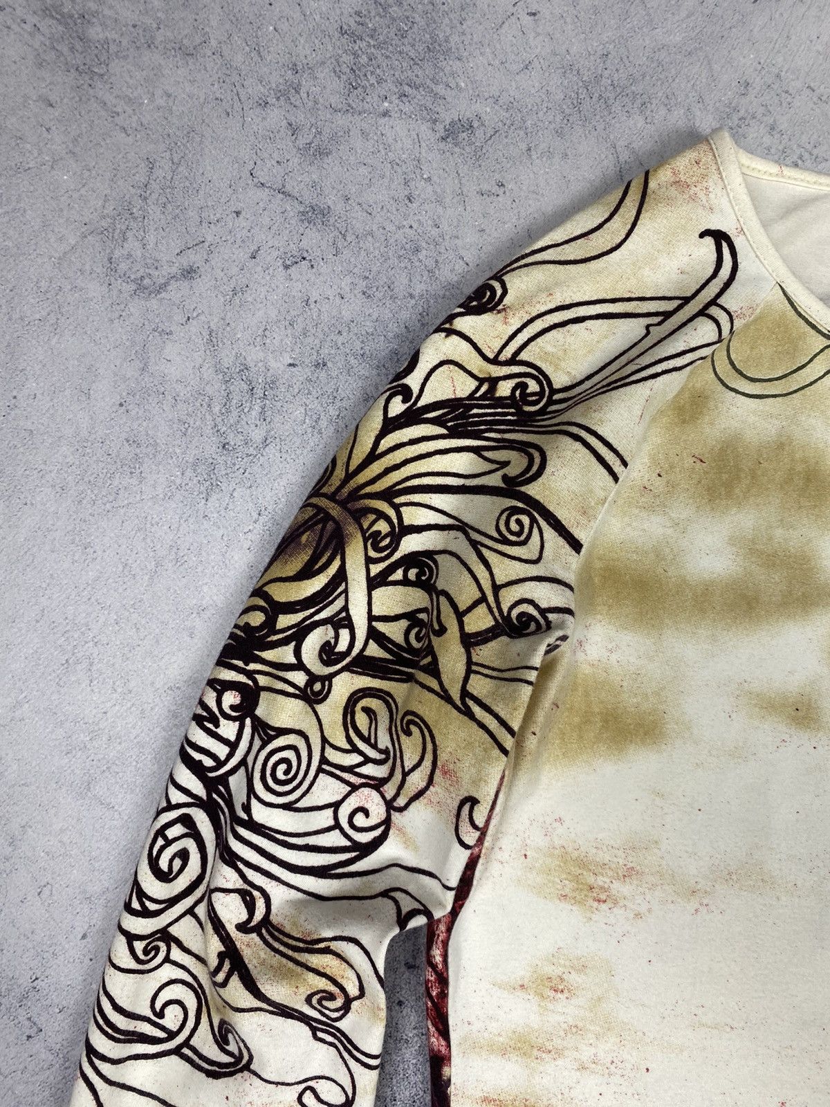 Just Cavalli × Roberto Cavalli Vintage Just Cavalli Italy Designer Blouse Long Sleeve Shirt Size L / US 10 / IT 46 - 4 Thumbnail