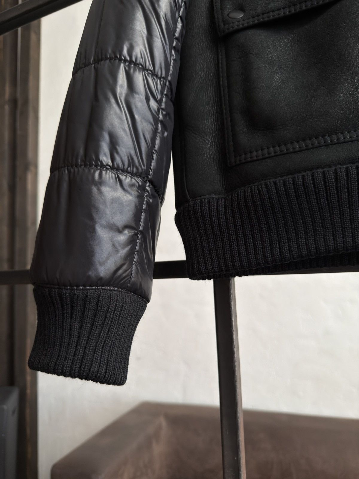 Dior Dior Leather Shearling Jacket FW07 Navigate Hedi Slimane Size US L / EU 52-54 / 3 - 12 Thumbnail