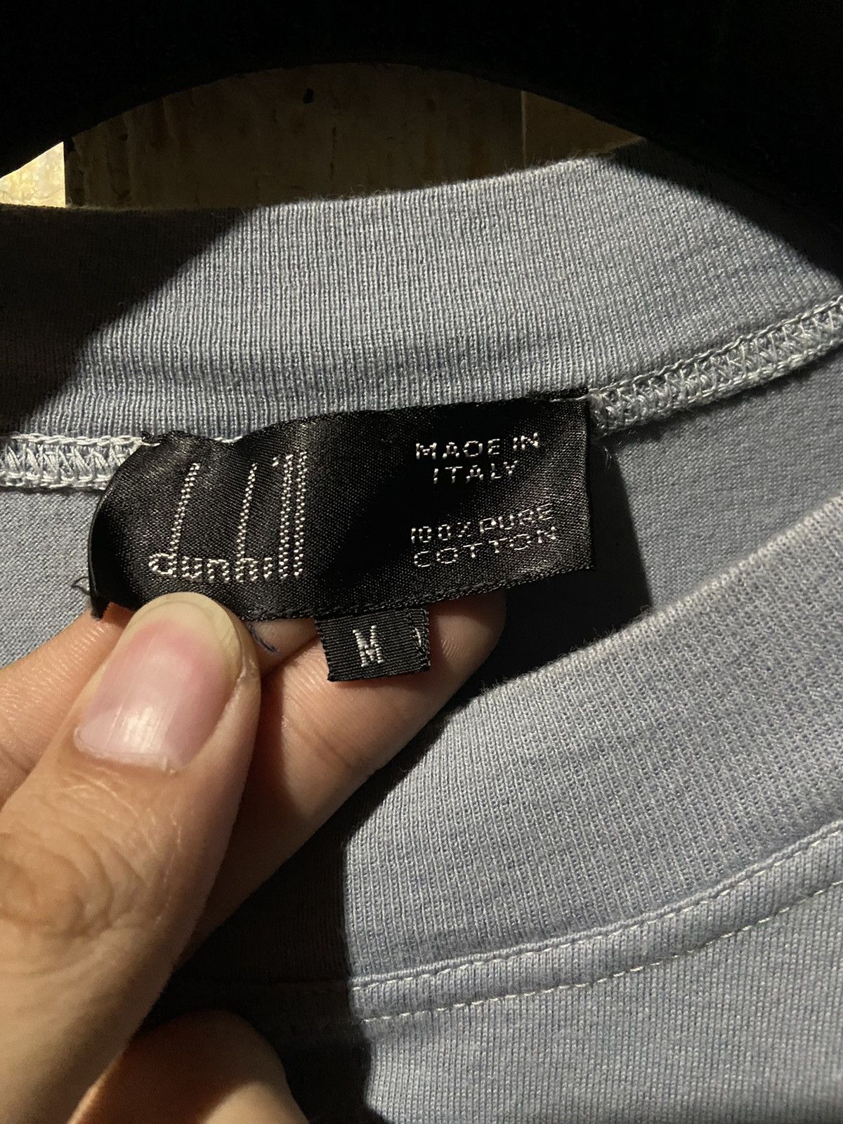 Alfred Dunhill × Vintage Vintage Dunhill made in Italy single stitch t shirt size M Size US M / EU 48-50 / 2 - 4 Thumbnail